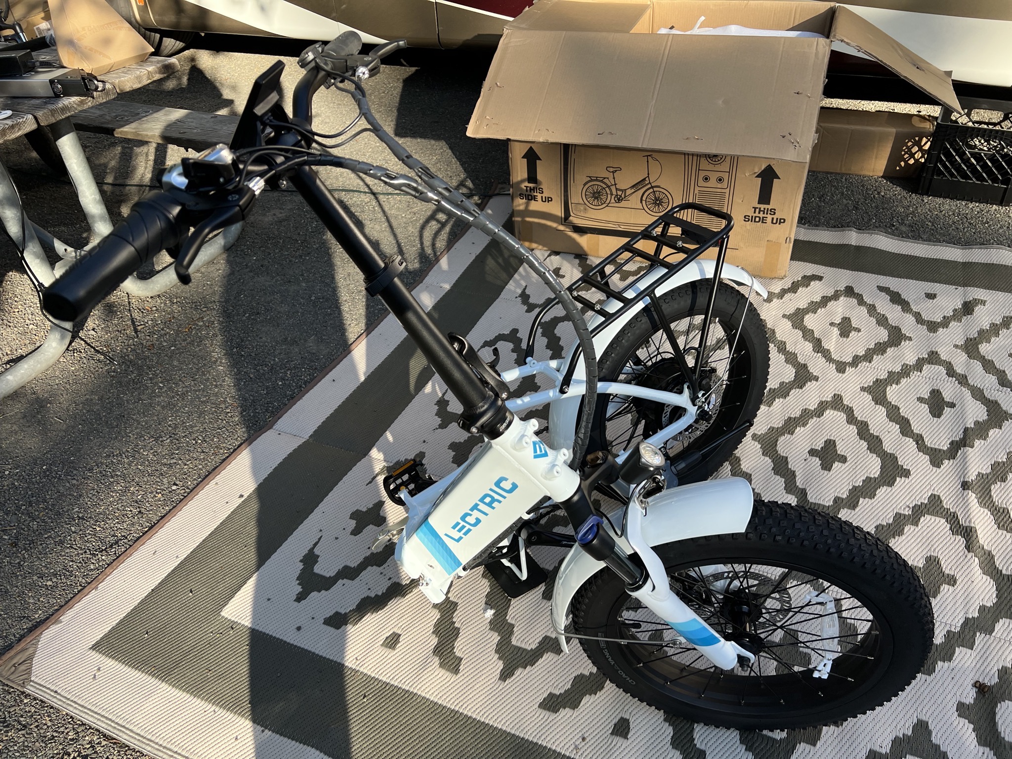 Folded bike