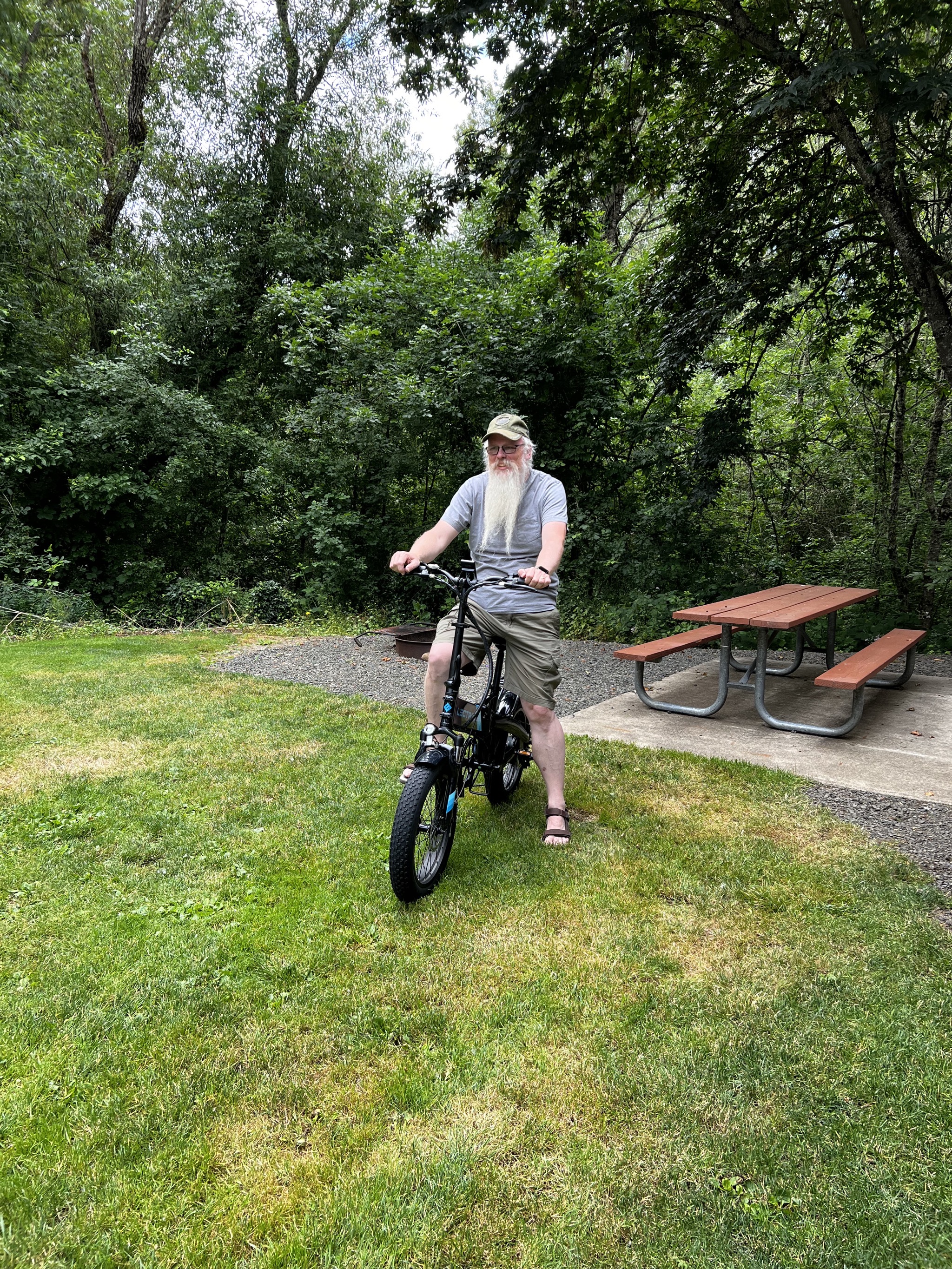 David on bike
