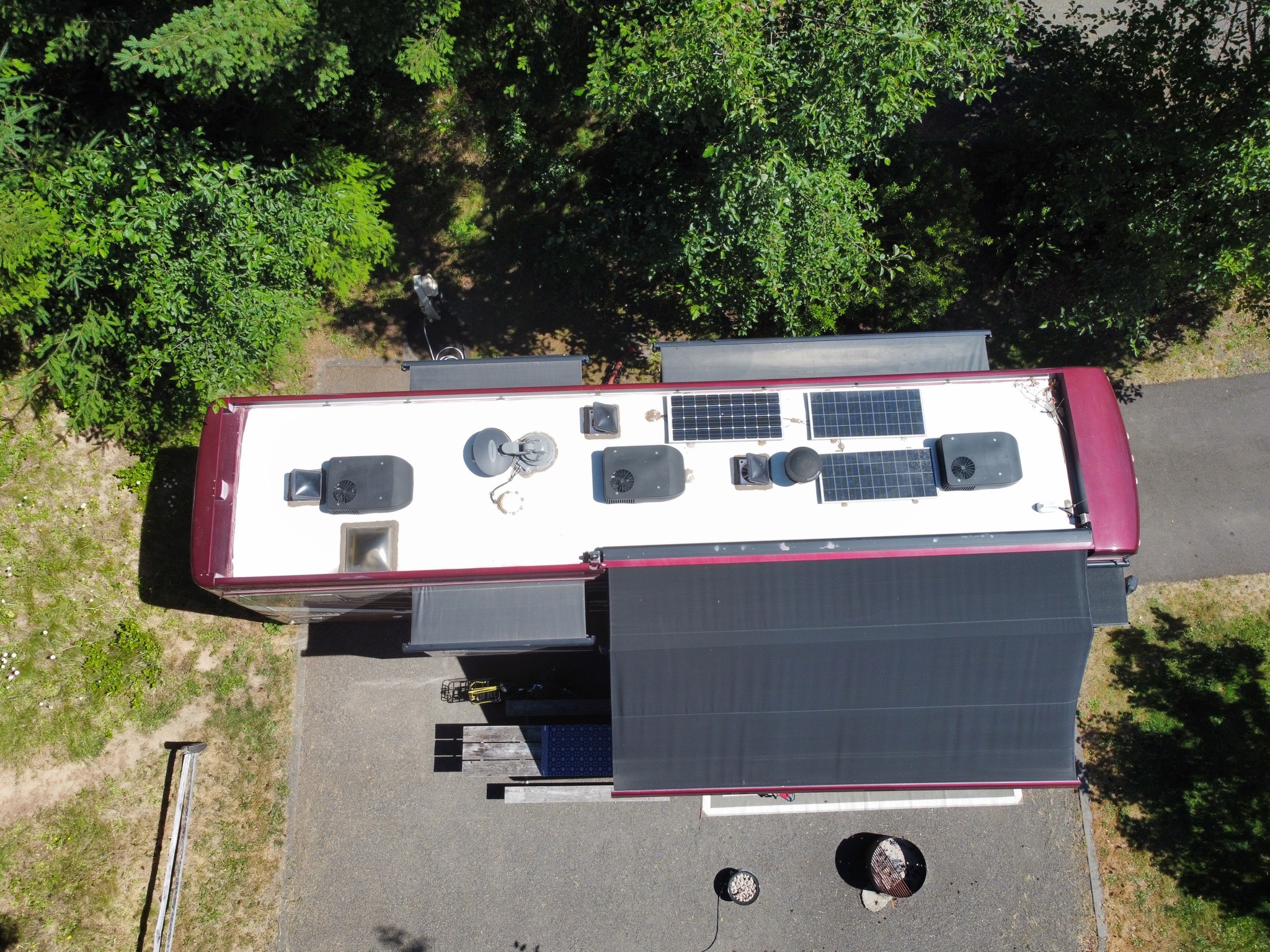 Aerial view of our site