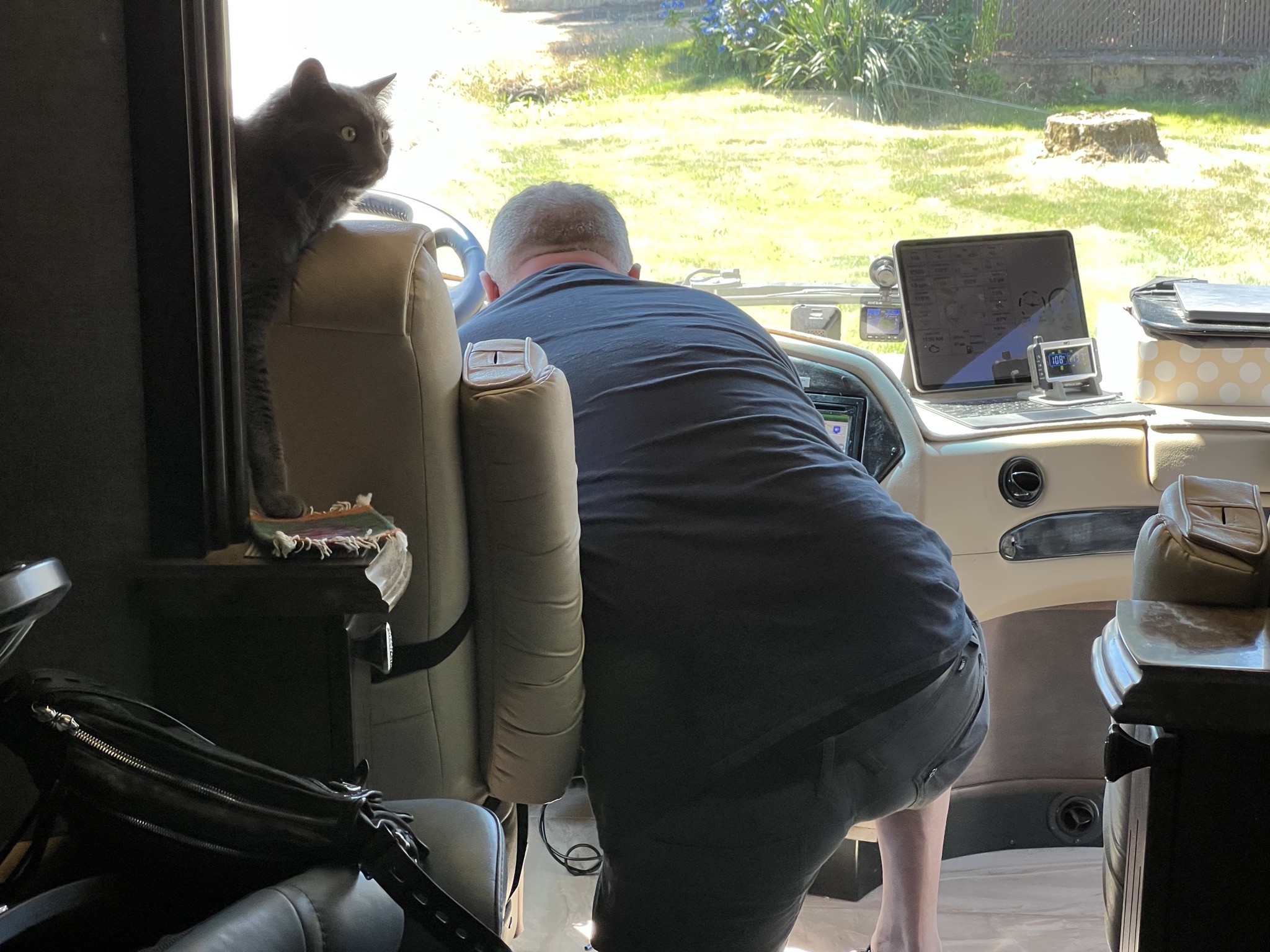 Todd fixing indicator light