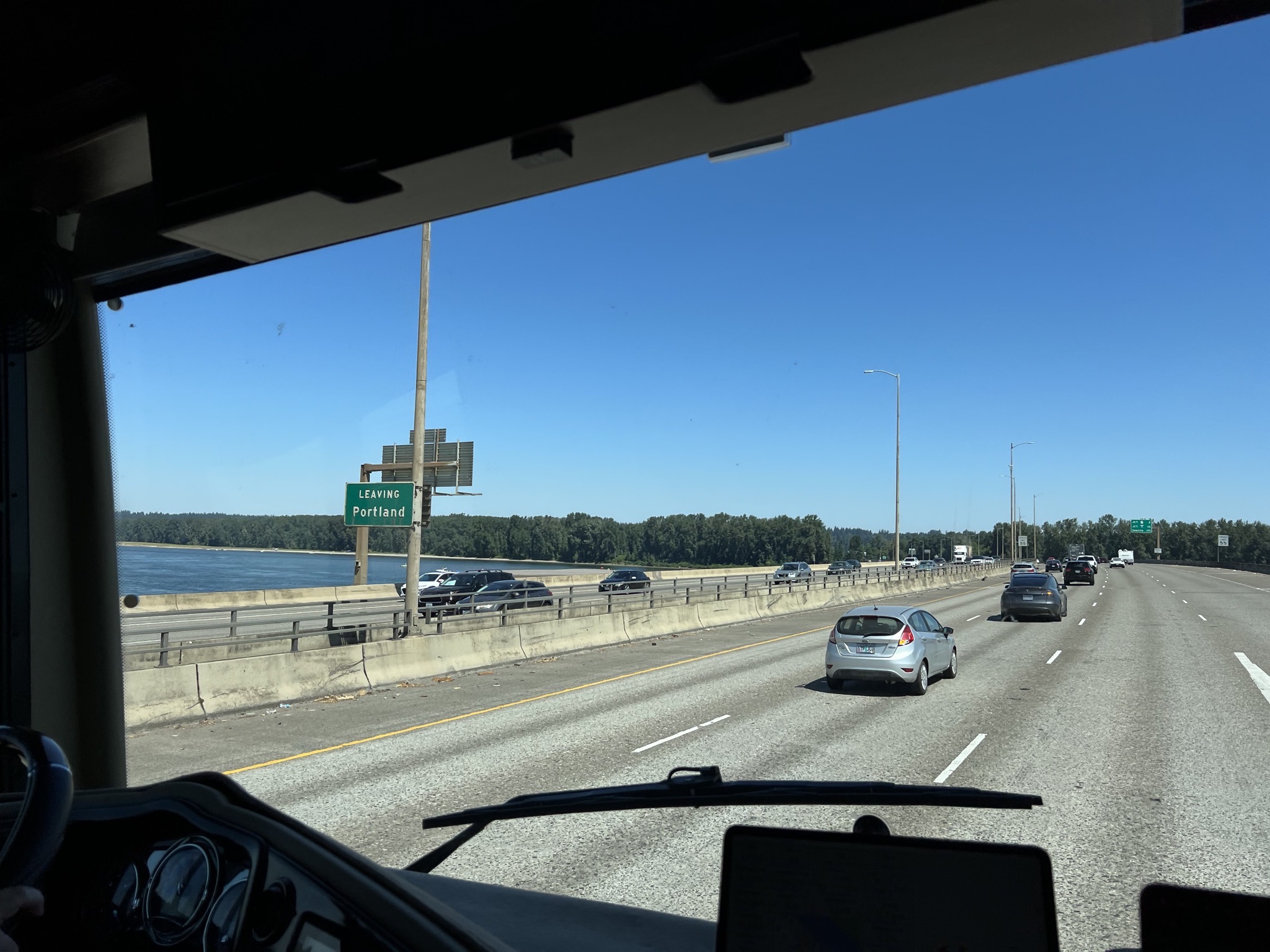 Leaving Portland