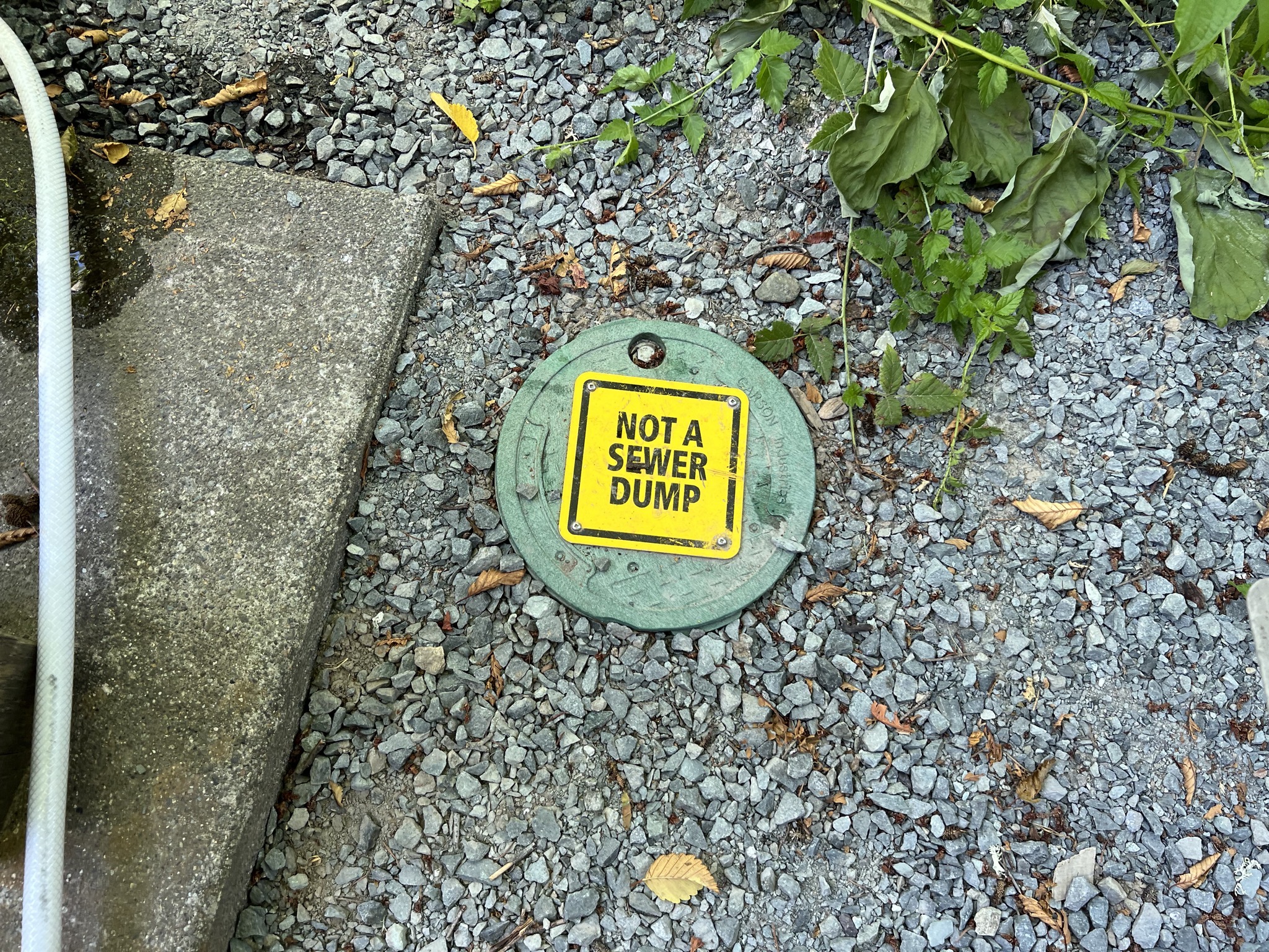 Not a sewer dump