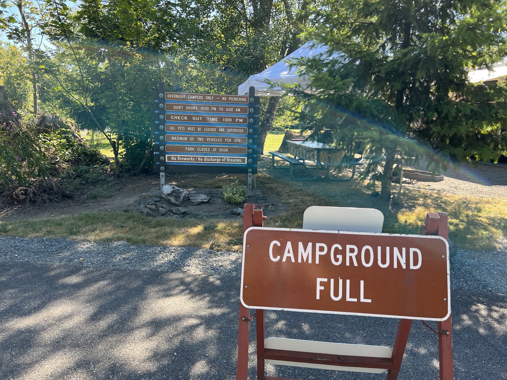 Campground full