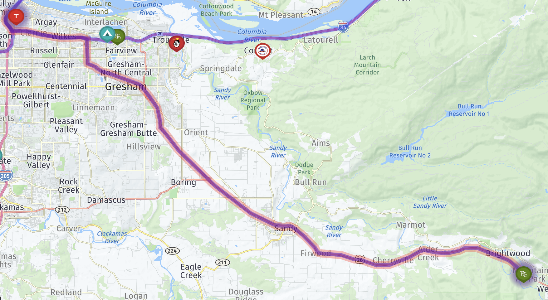 Map route 2