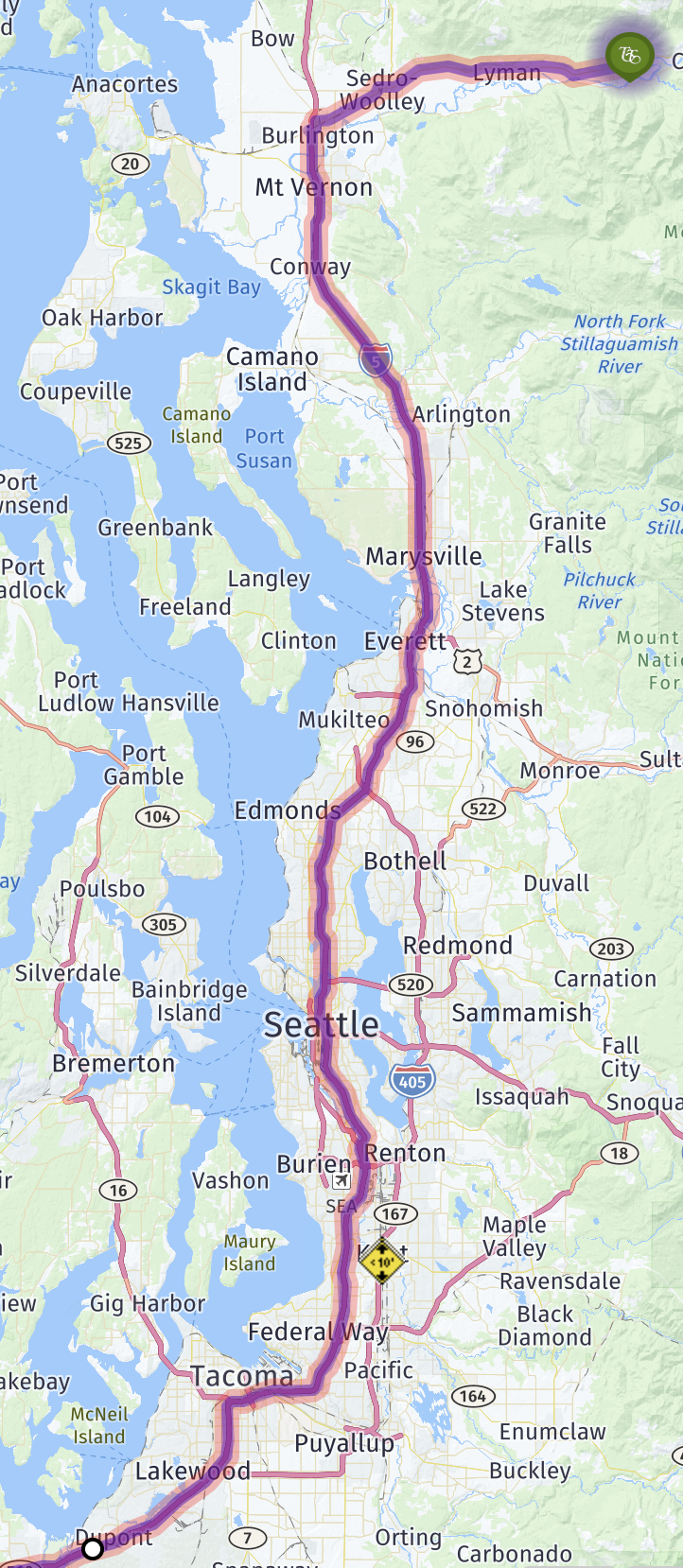 Patial map route