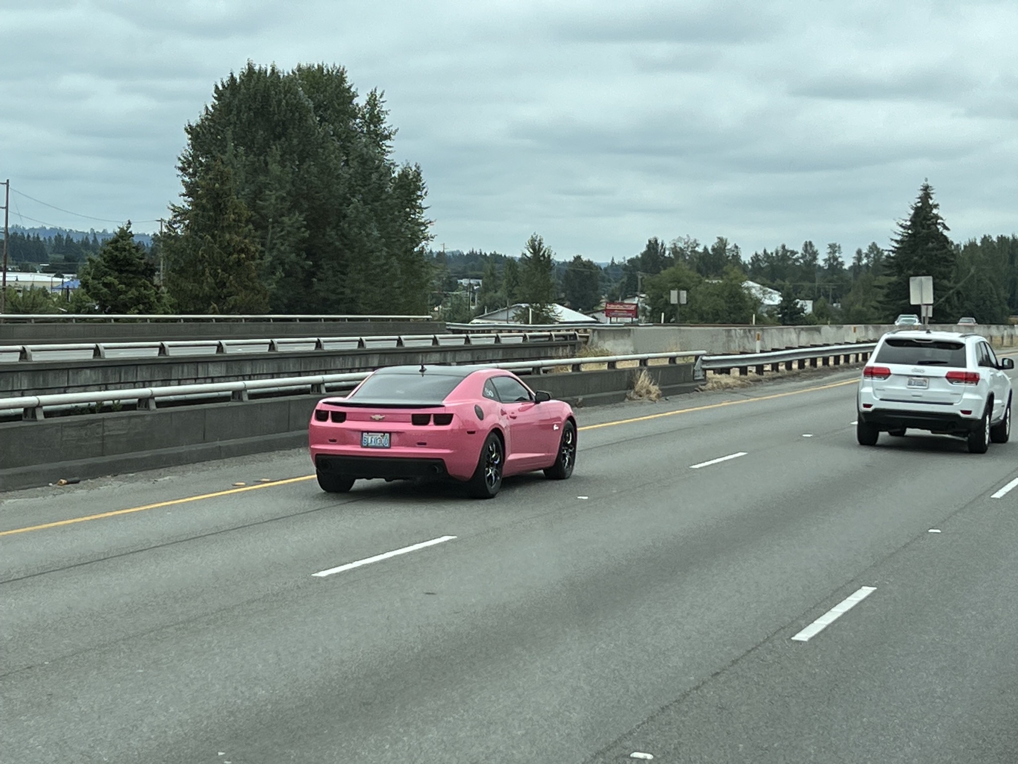 Pink car