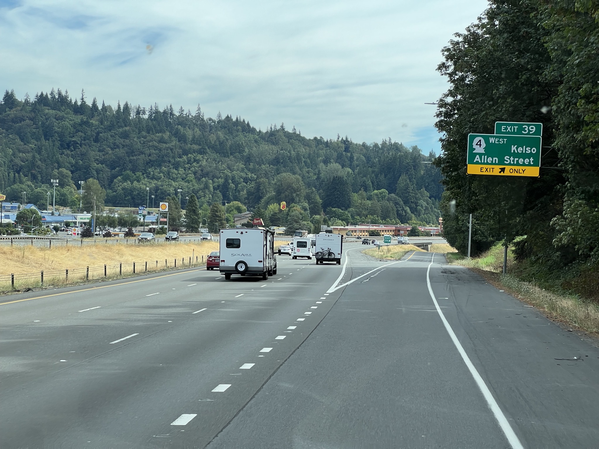 Kelso exit