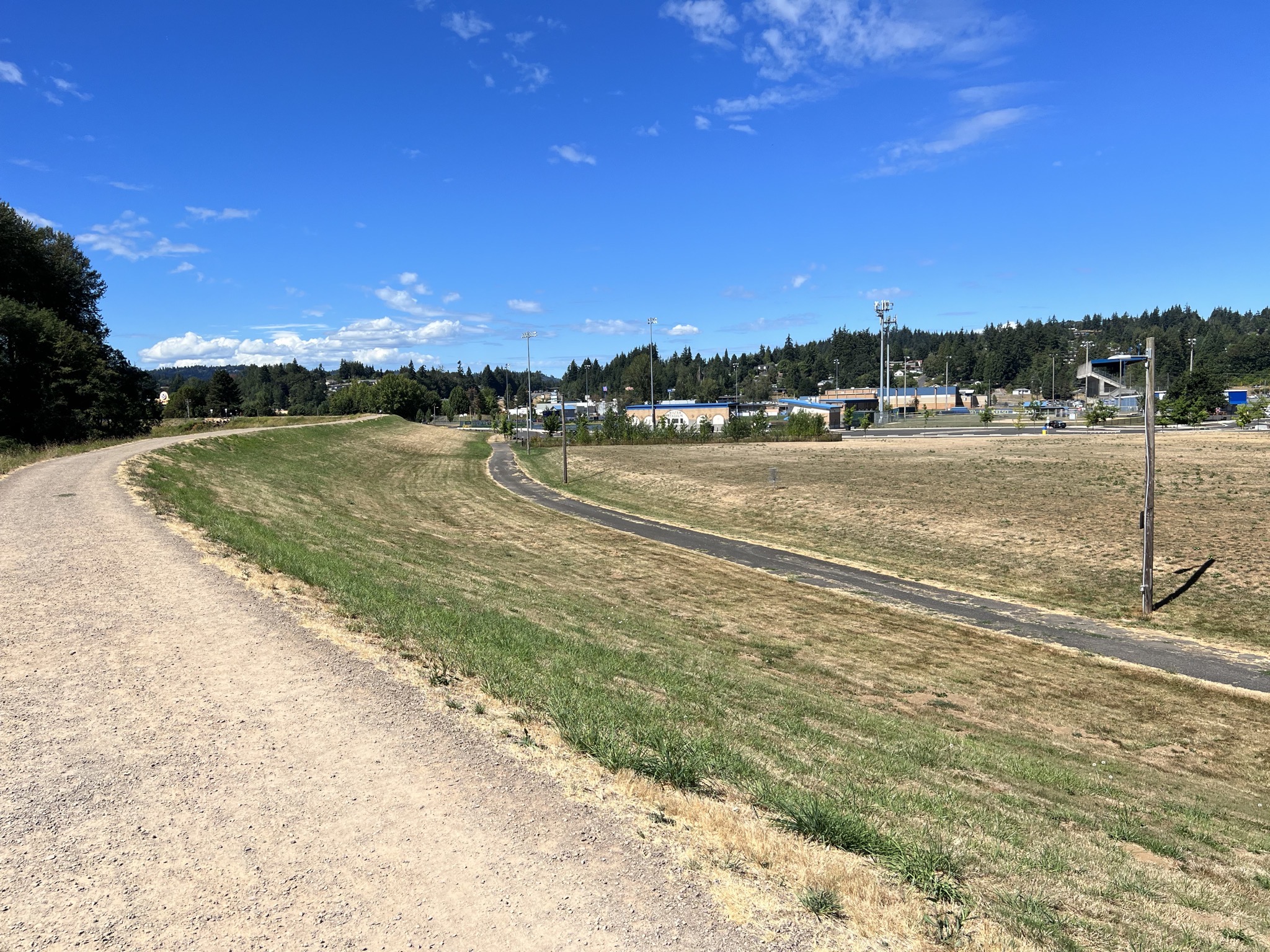 View from dike