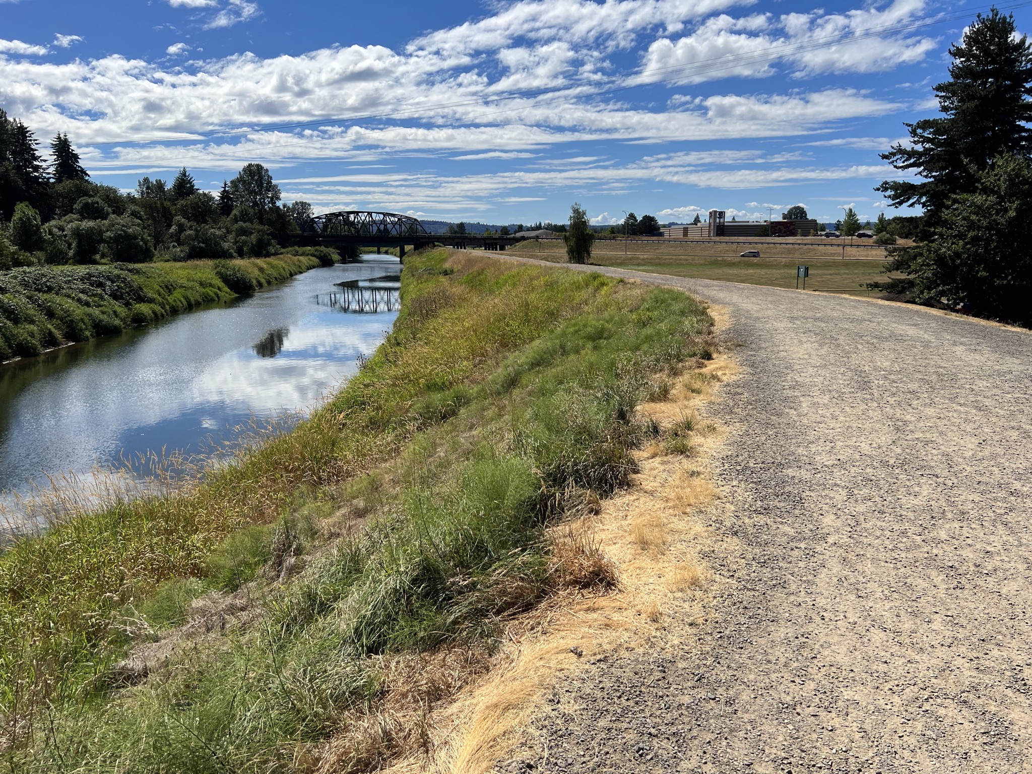 View from dike