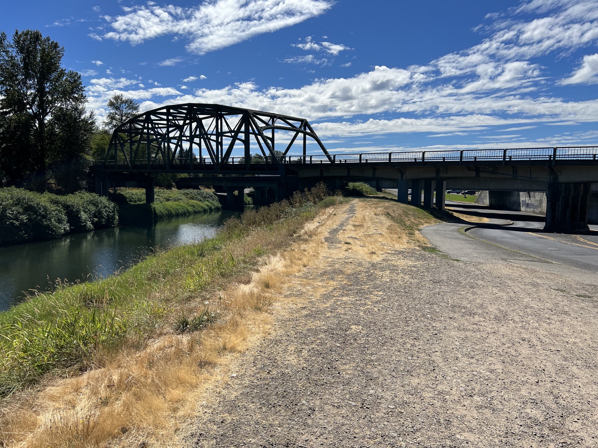 View from dike