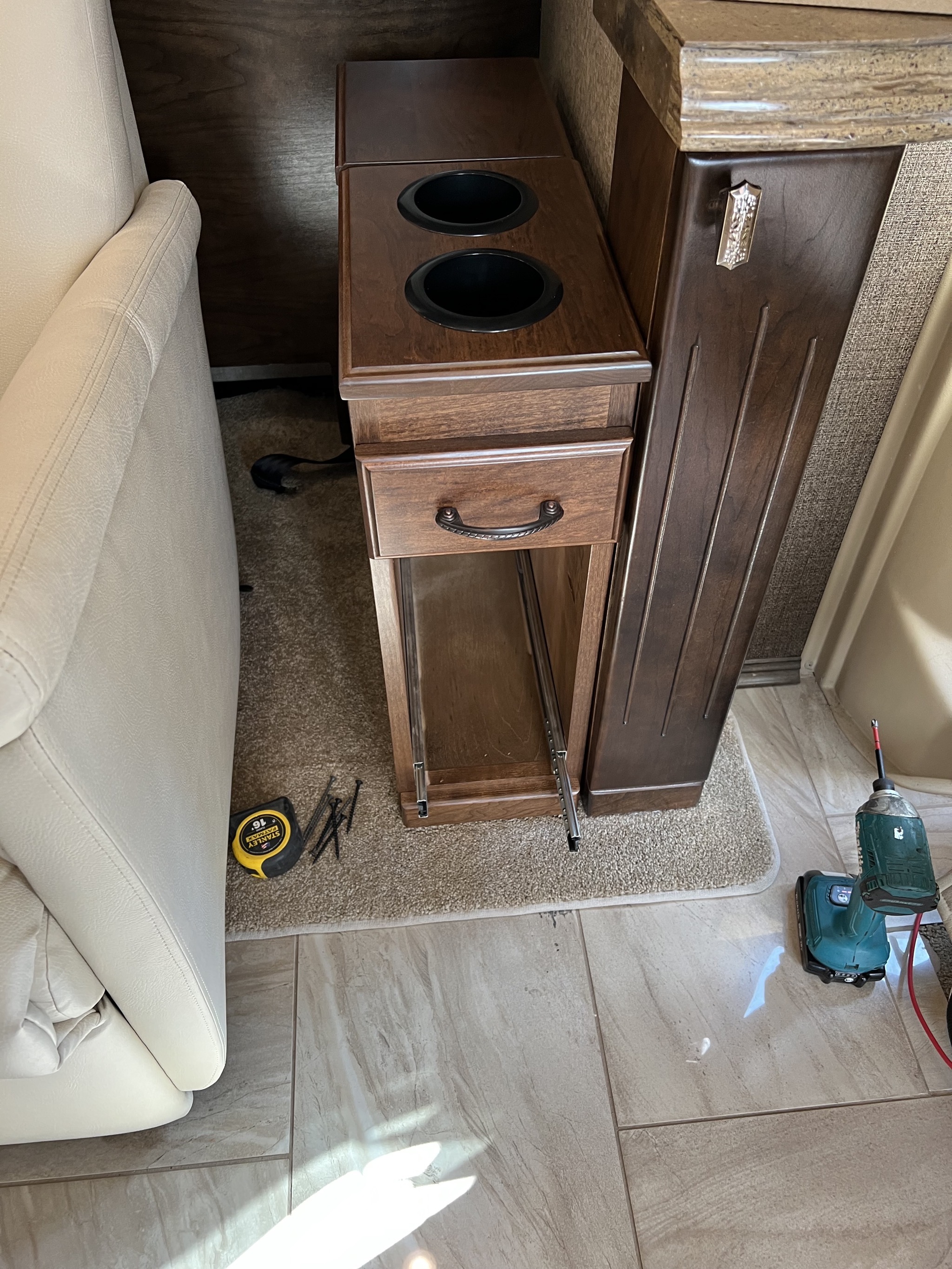 Installing cabinet