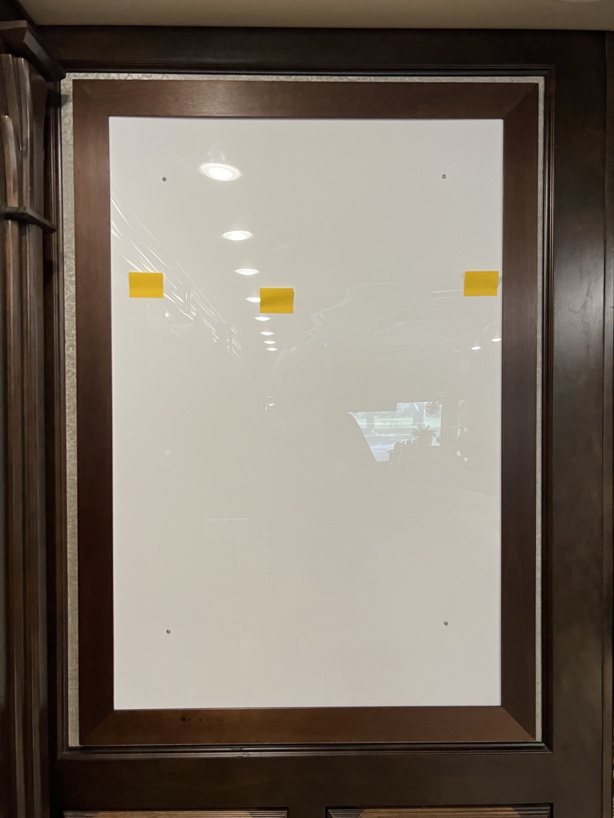 Frame mounted