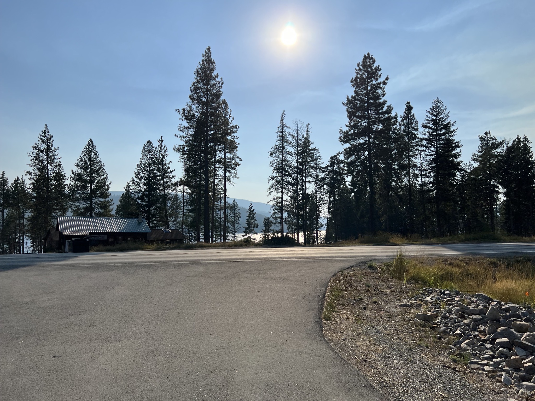View across the road