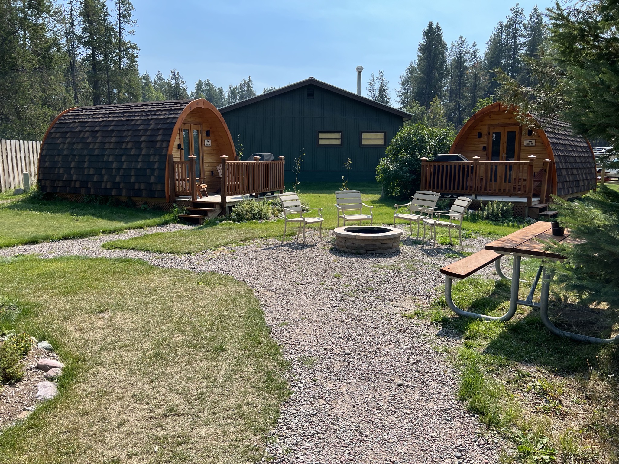 Glamping pods