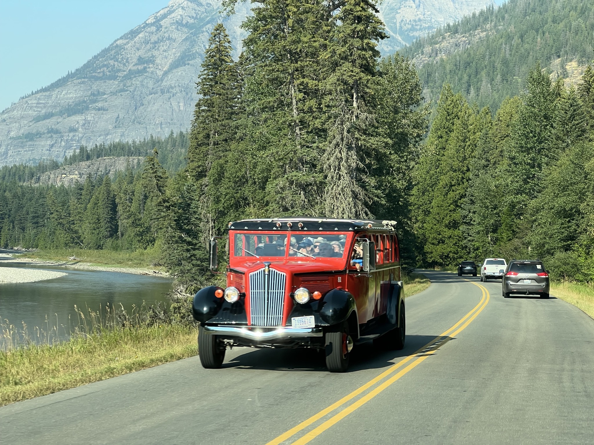 Red bus