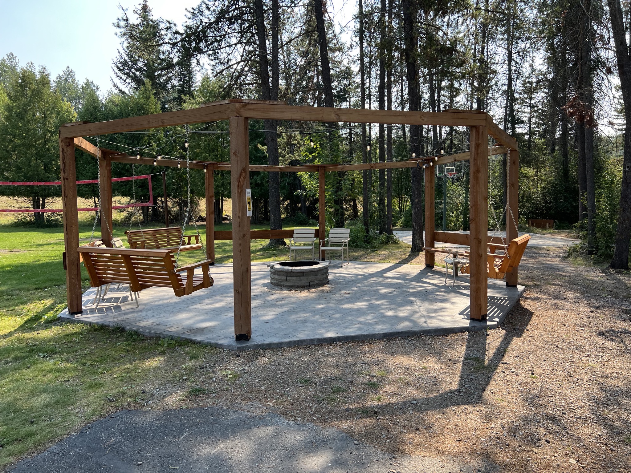 Group fire pit