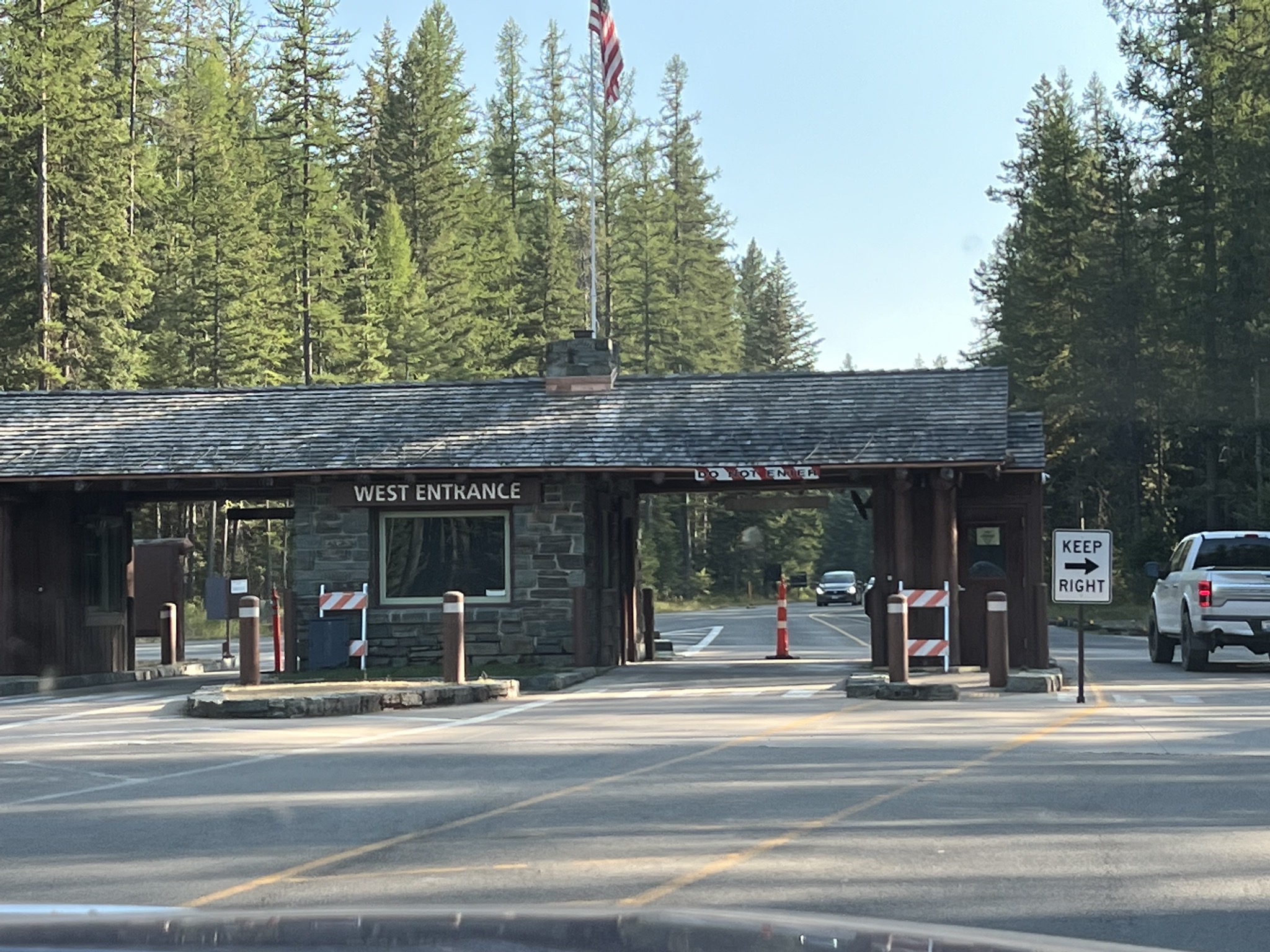 West entrance