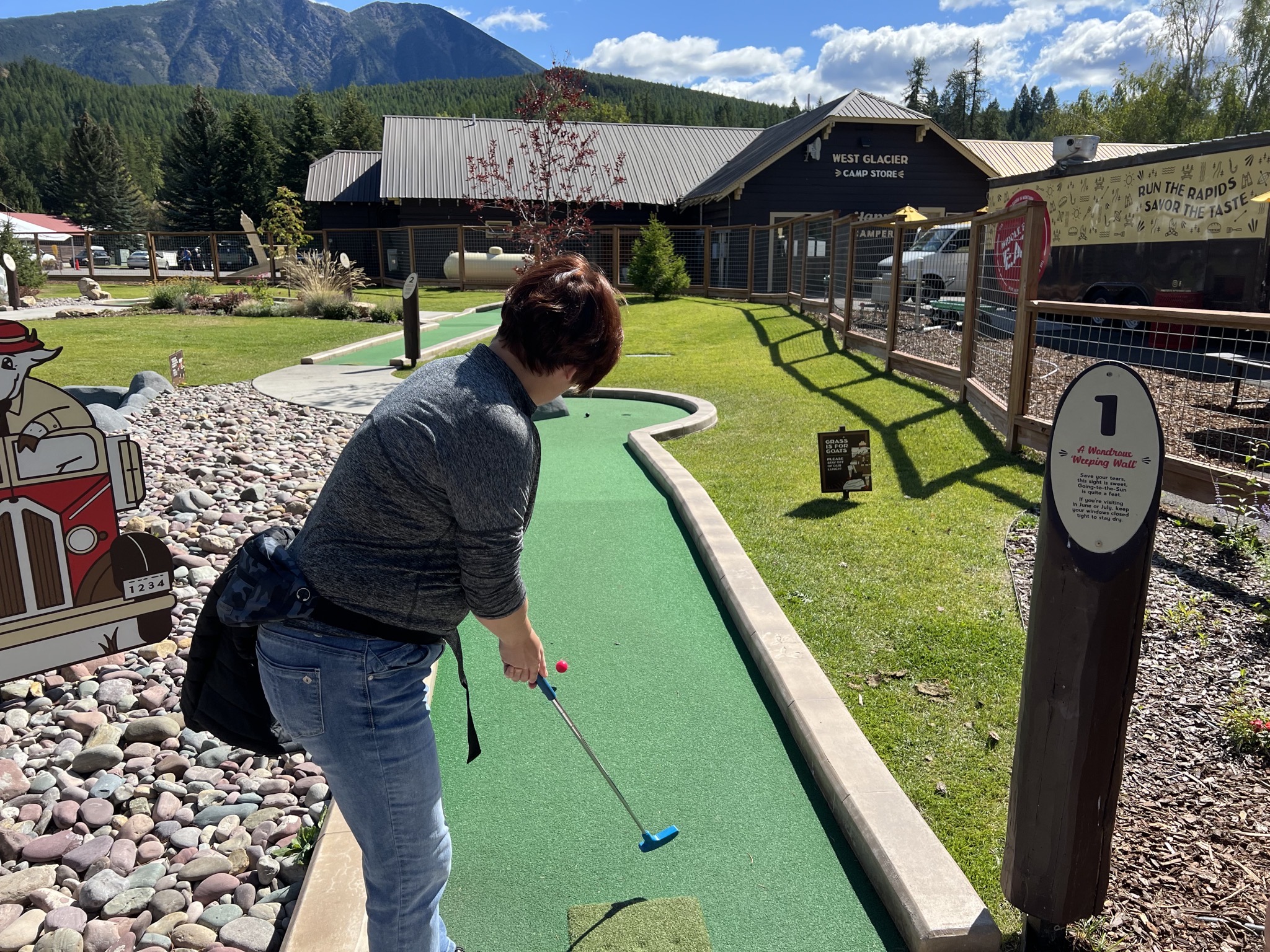 Golfing to the Sun