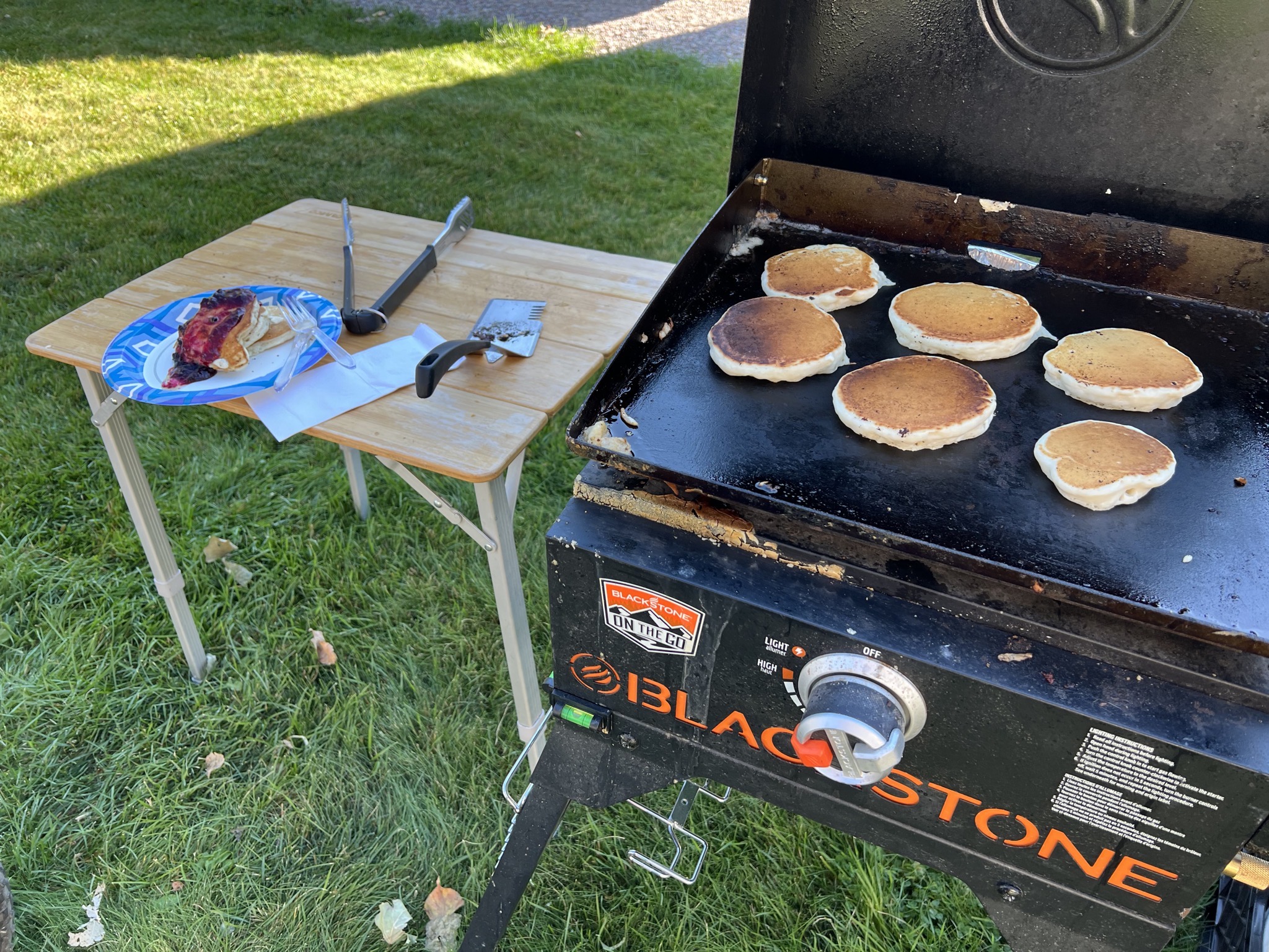 Griddle pancakes