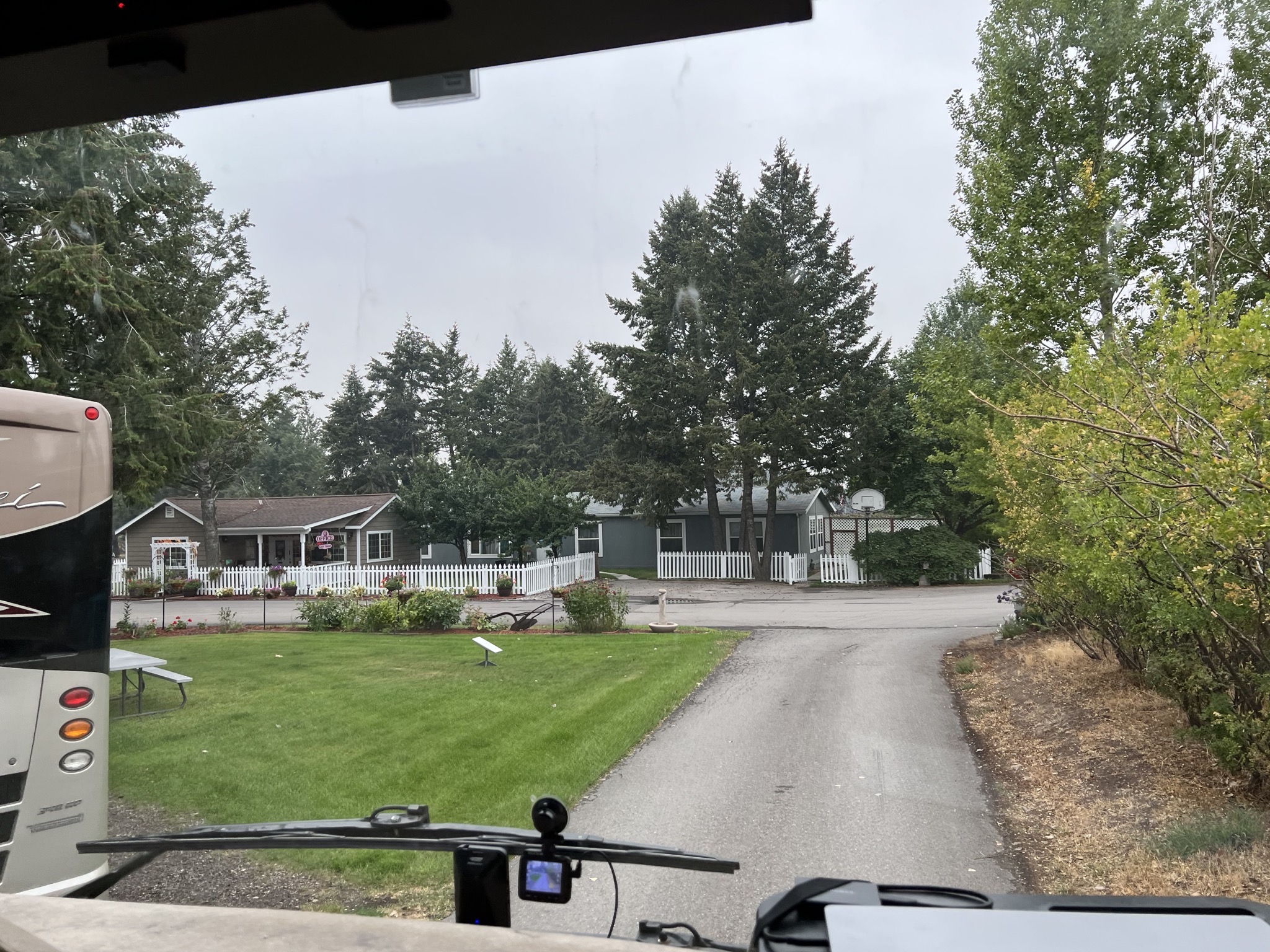 Leaving the RV park