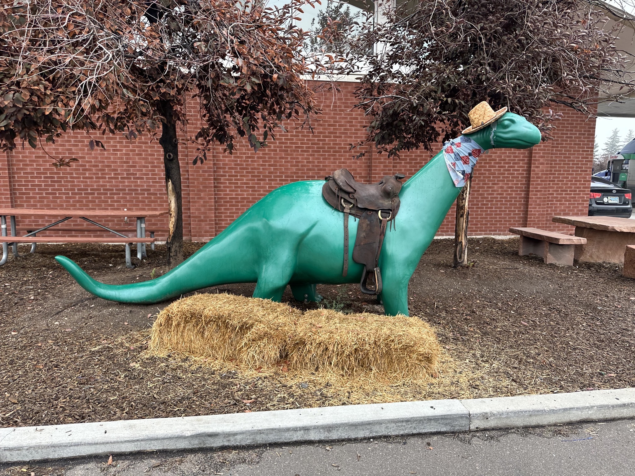 Sinclair cowboy dinosaur