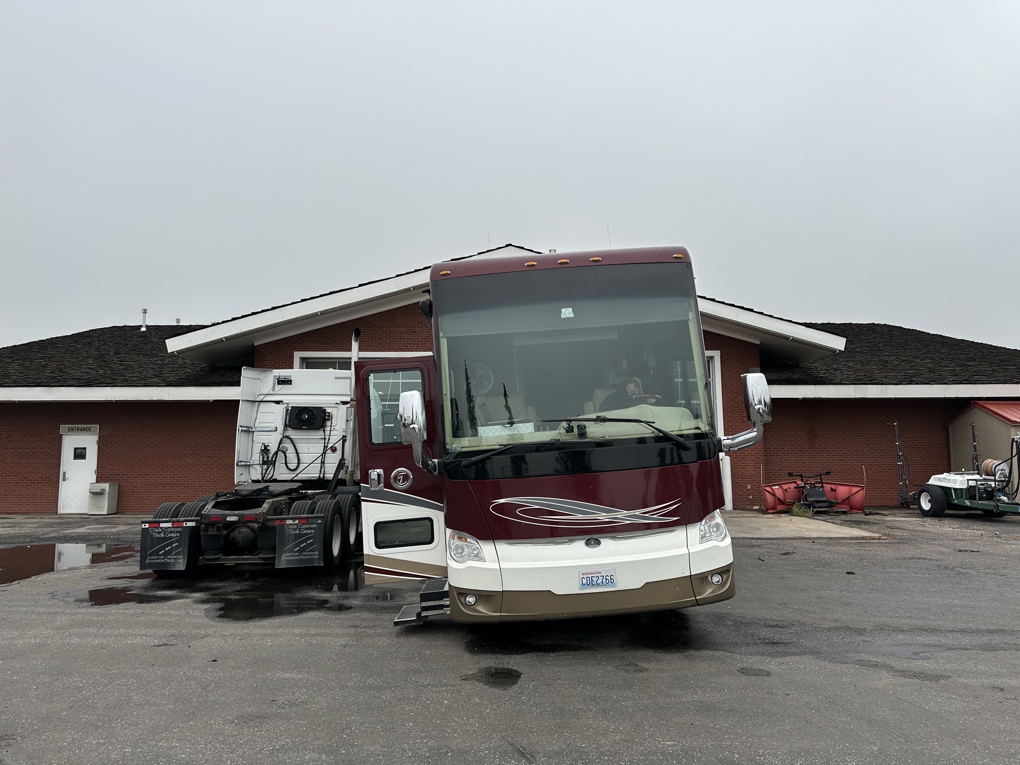 Jacked up coach