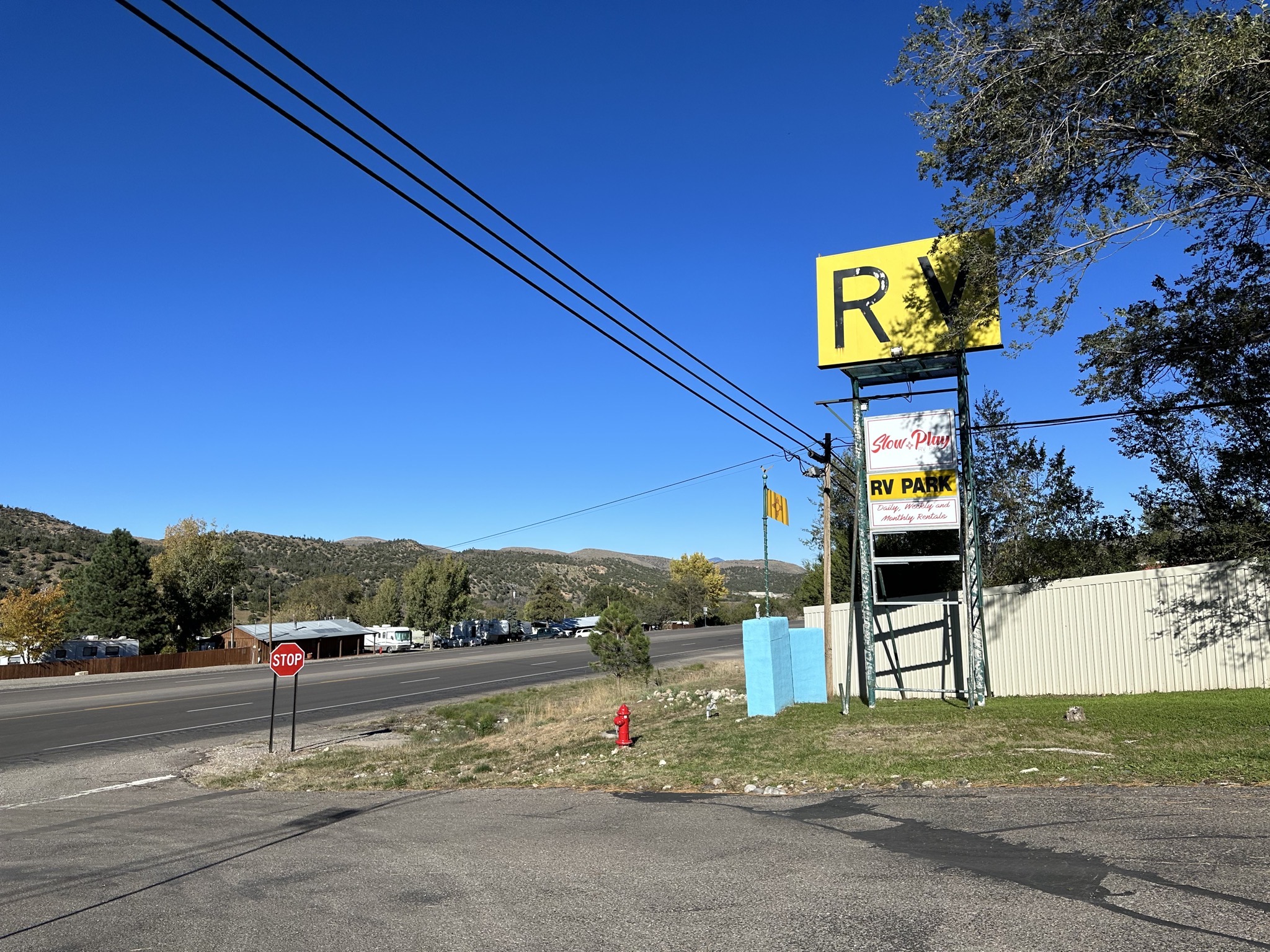 RV park entrance