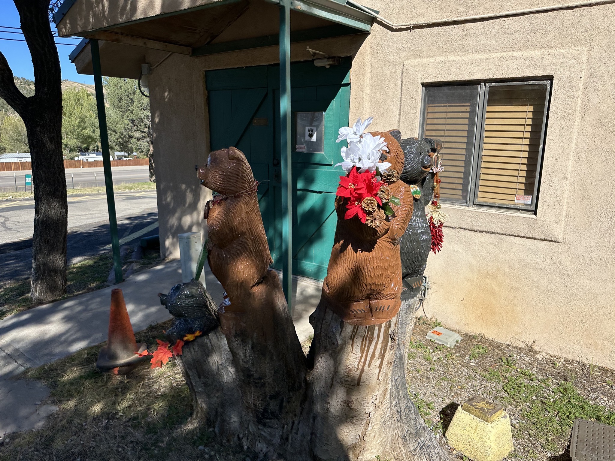 Carved bears