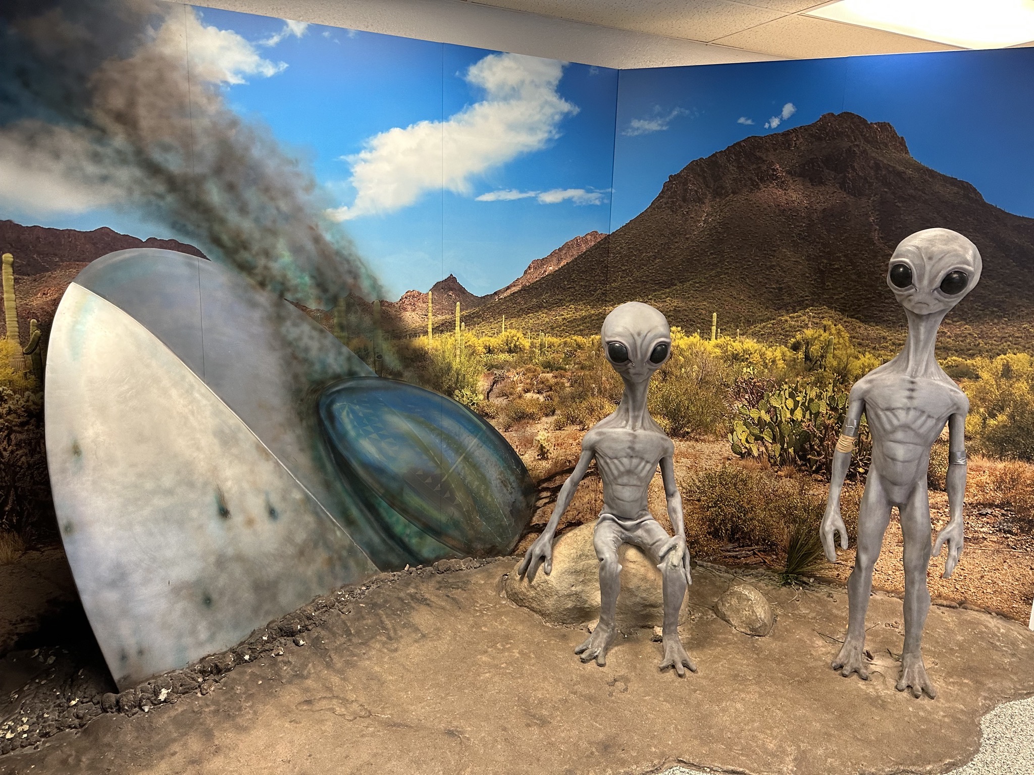 UFO Museum exhibits
