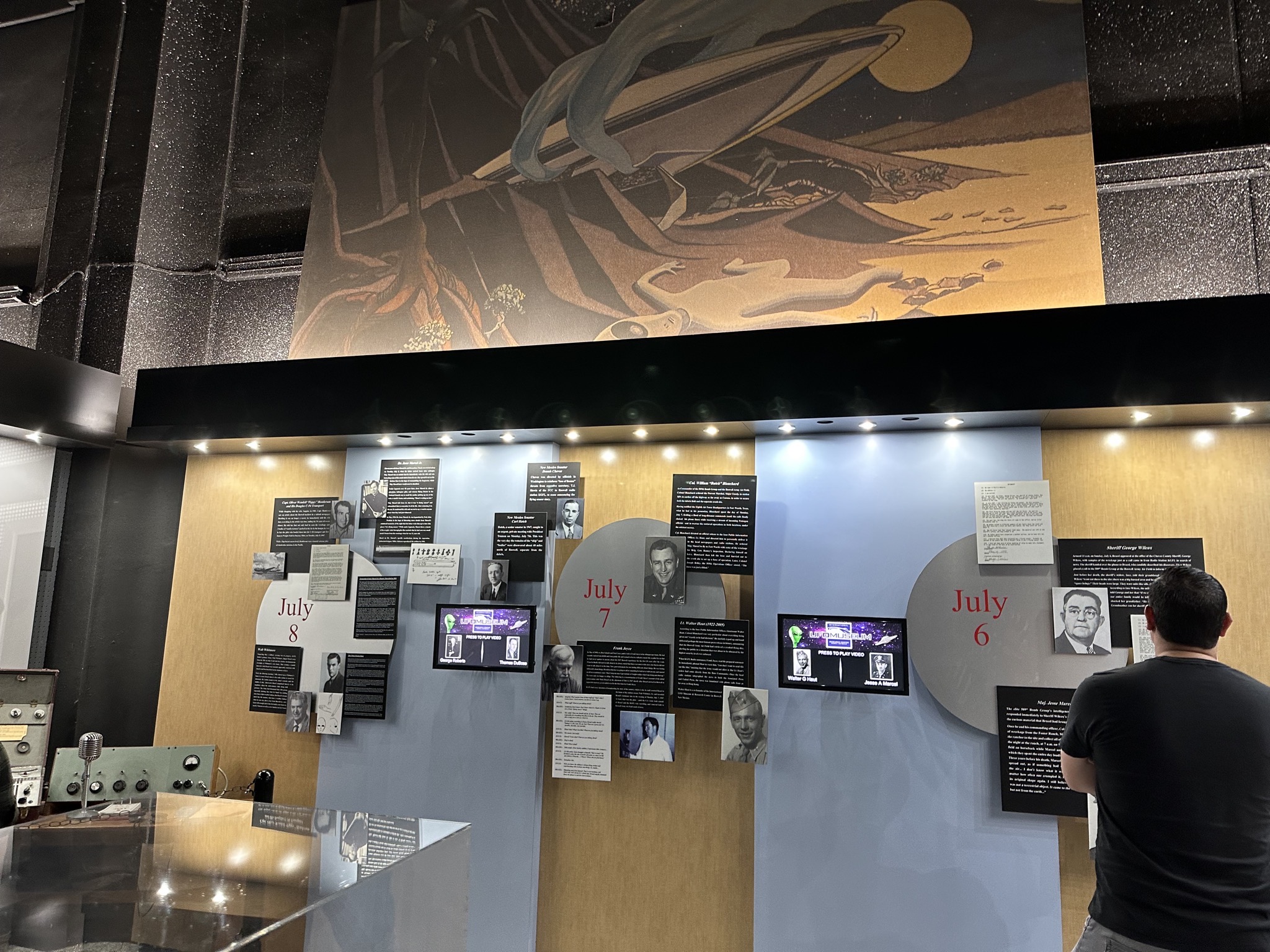 UFO Museum exhibits