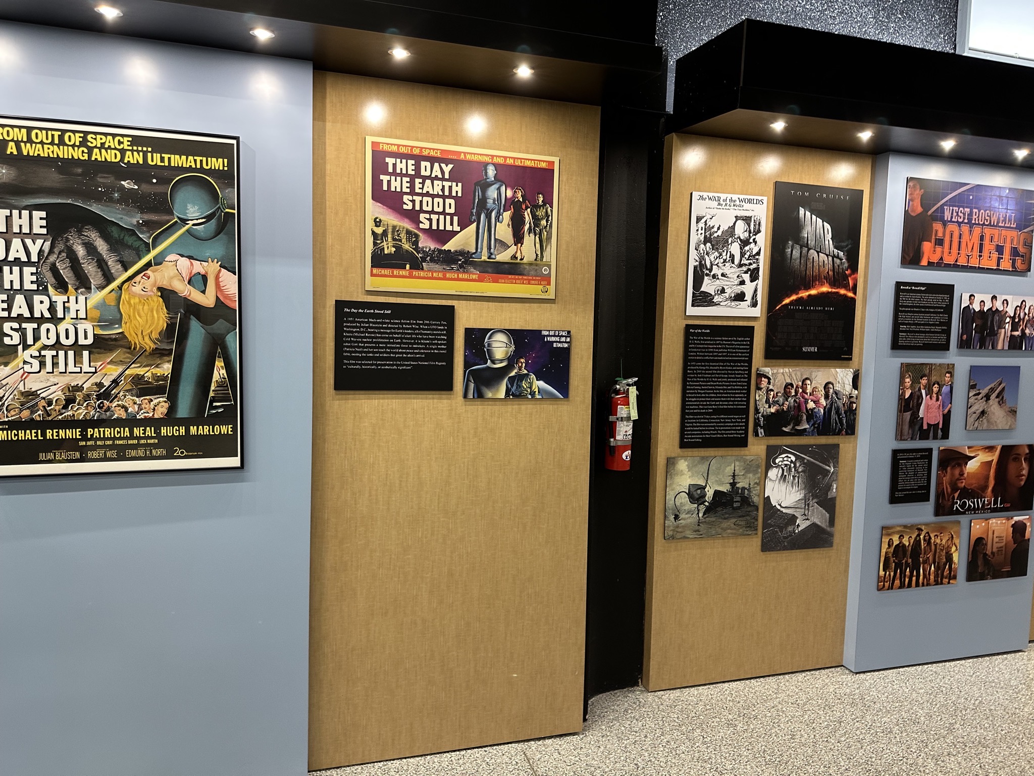 UFO Museum exhibits