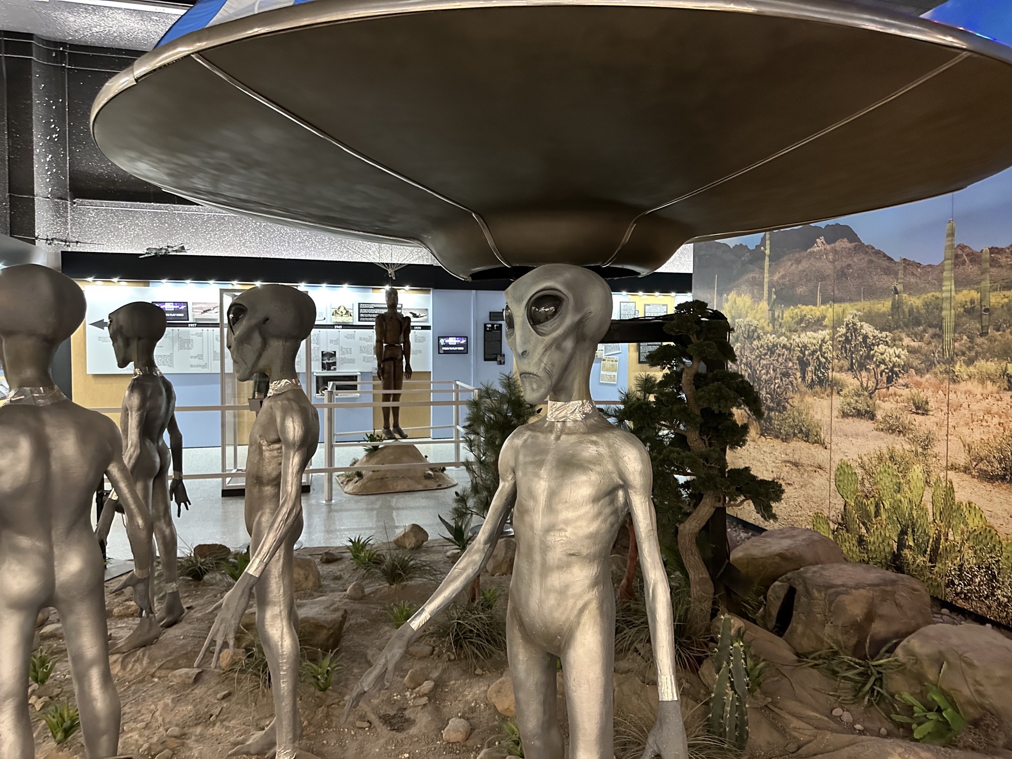 UFO Museum exhibits