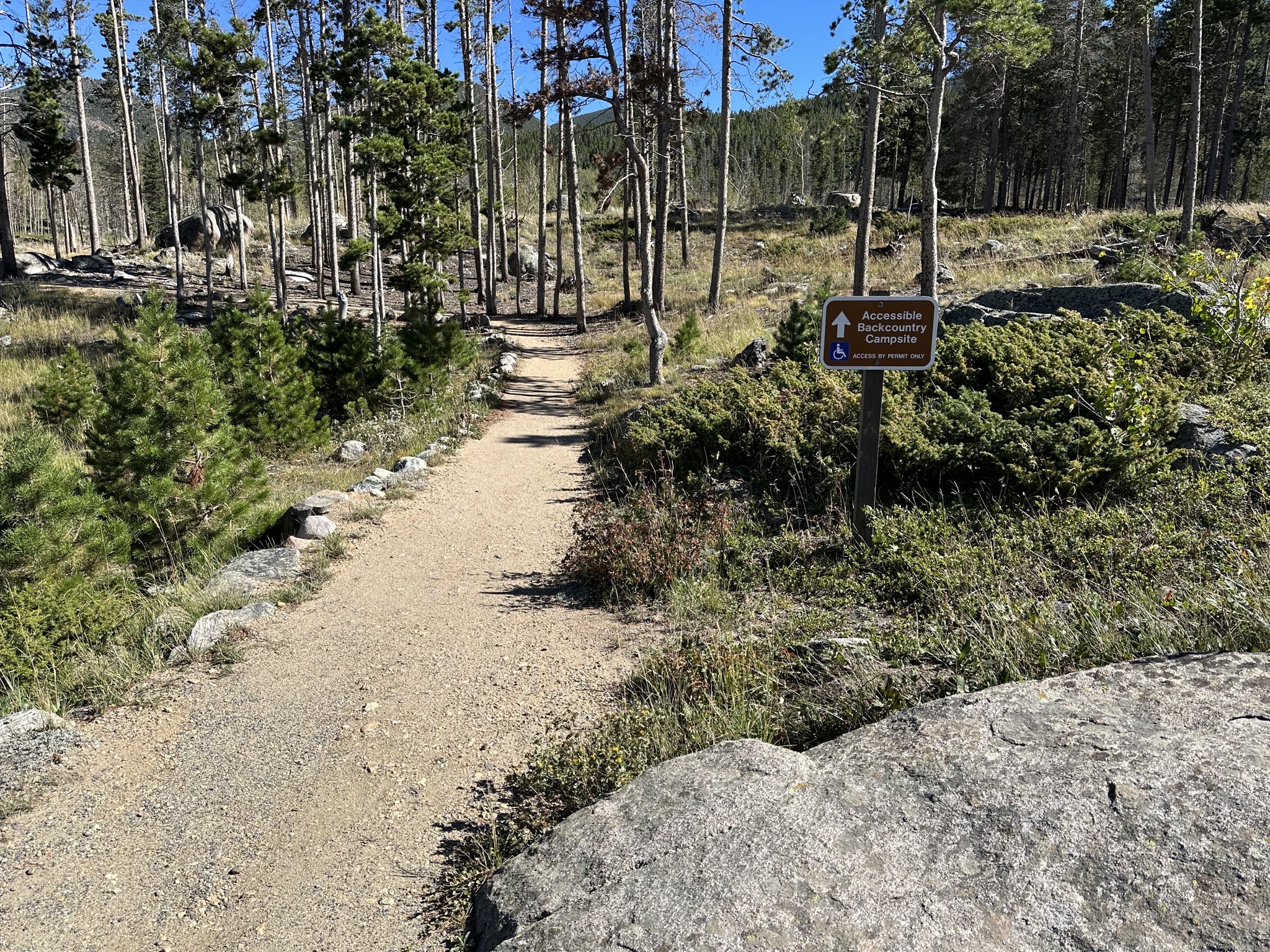 Accessible campsite