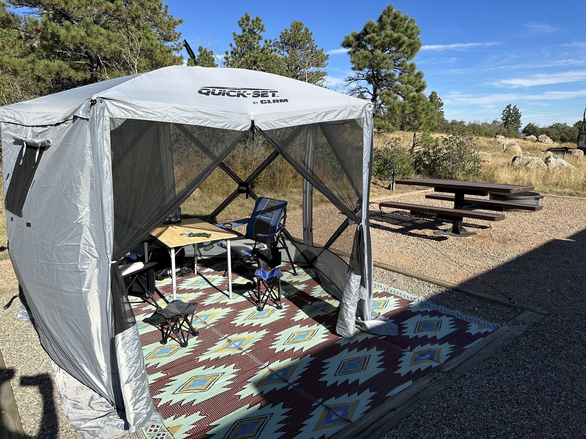 Clam gazebo