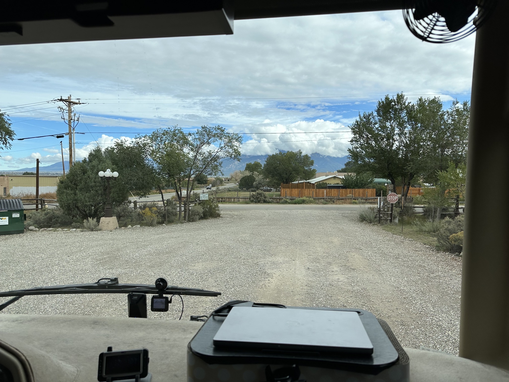 Leaving RV park