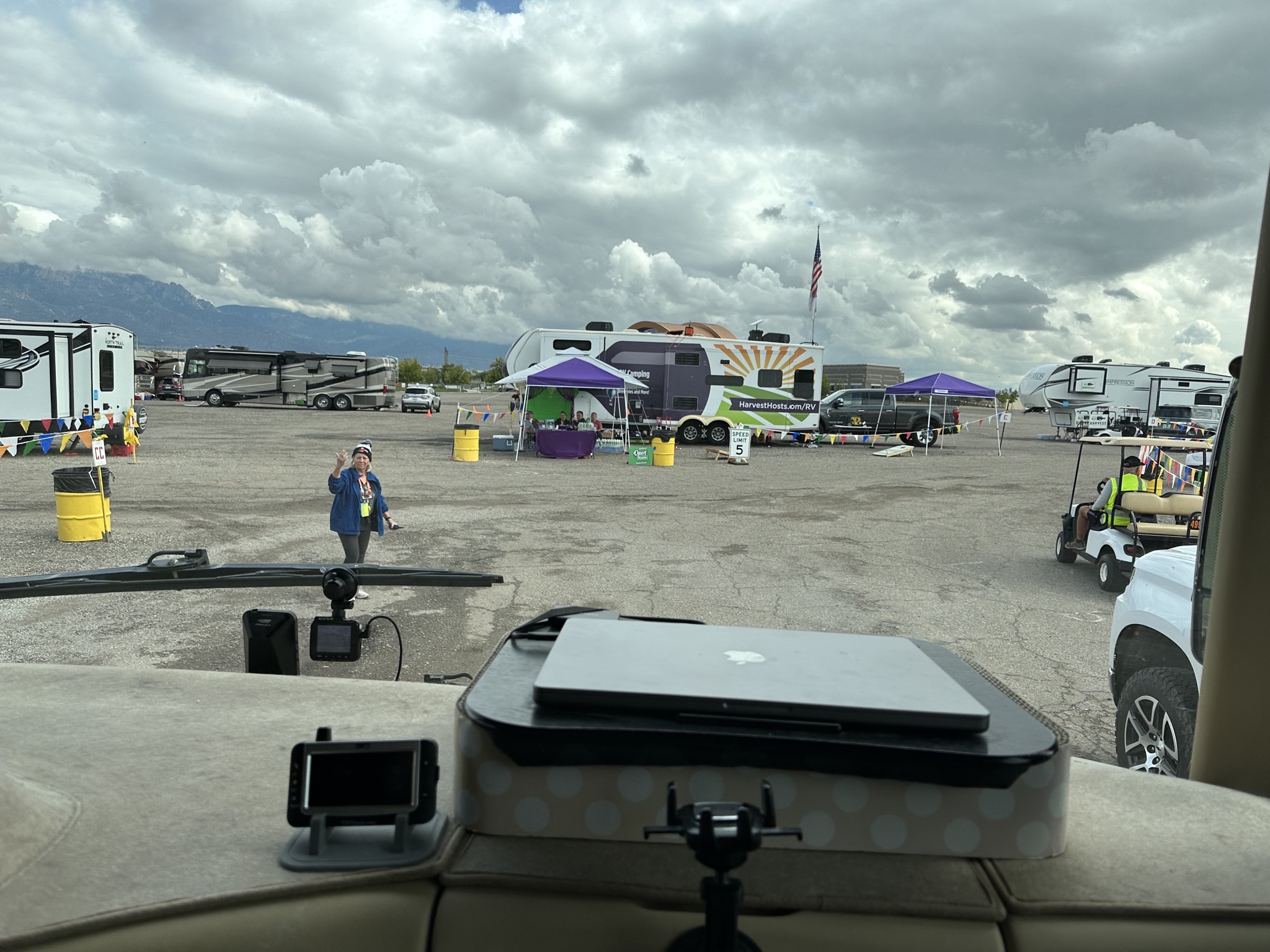 Balloon Fiesta check in