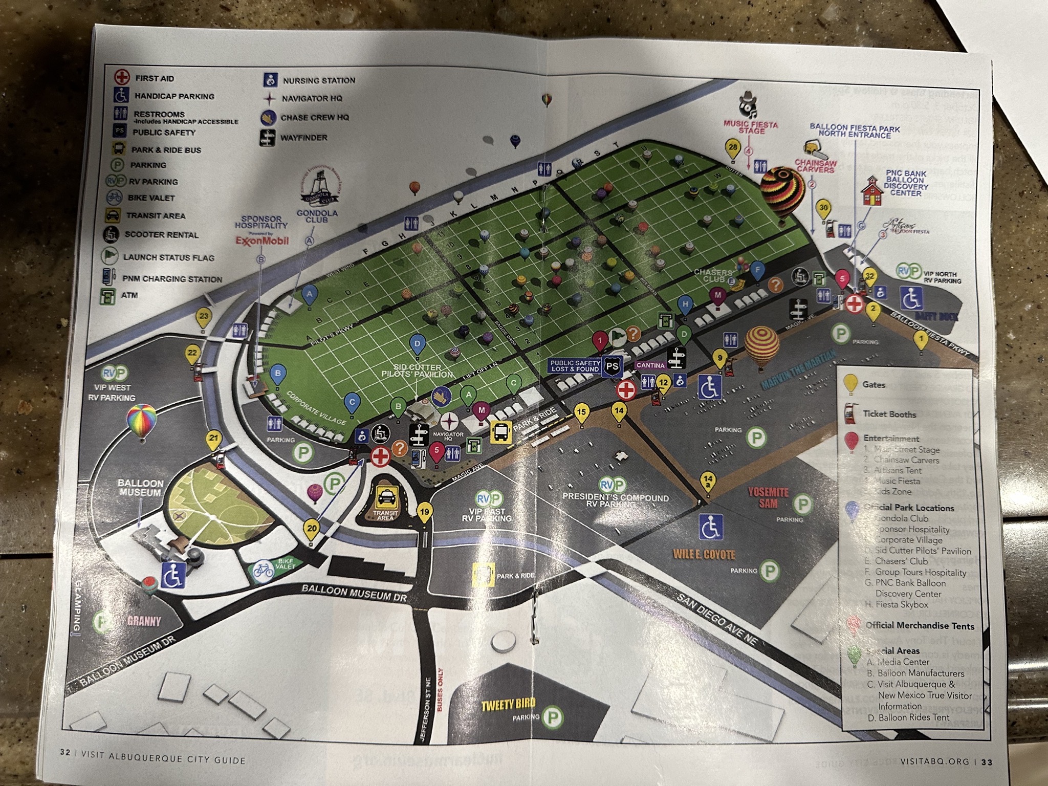 Fiesta map