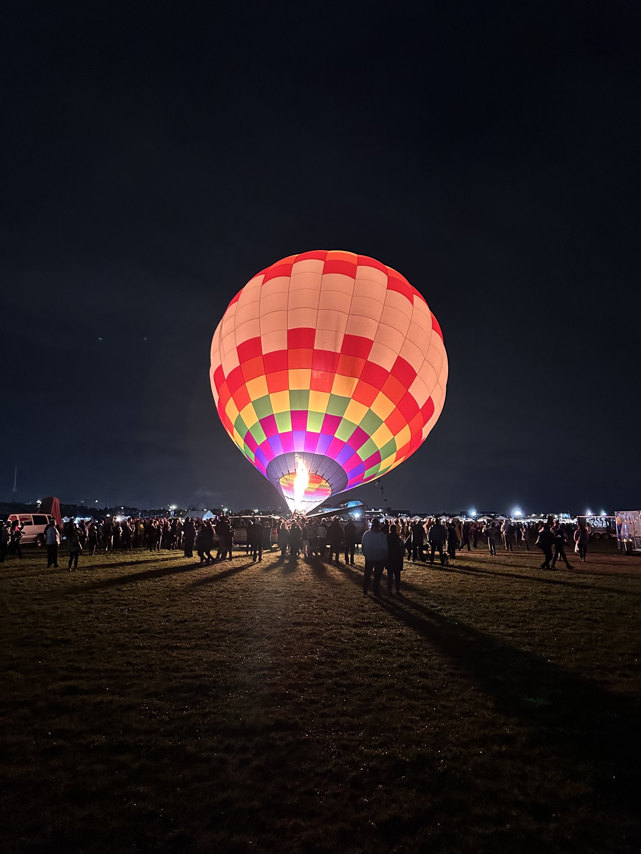 Inflating a balloon