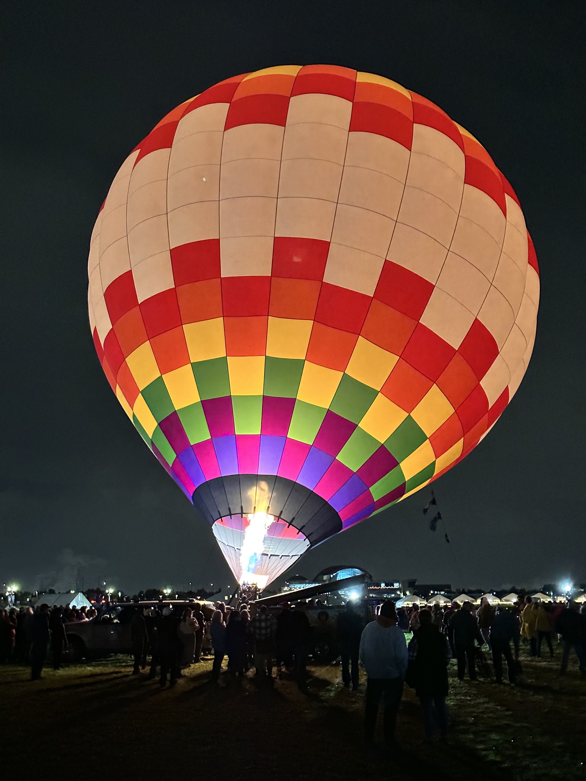 Inflating a balloon
