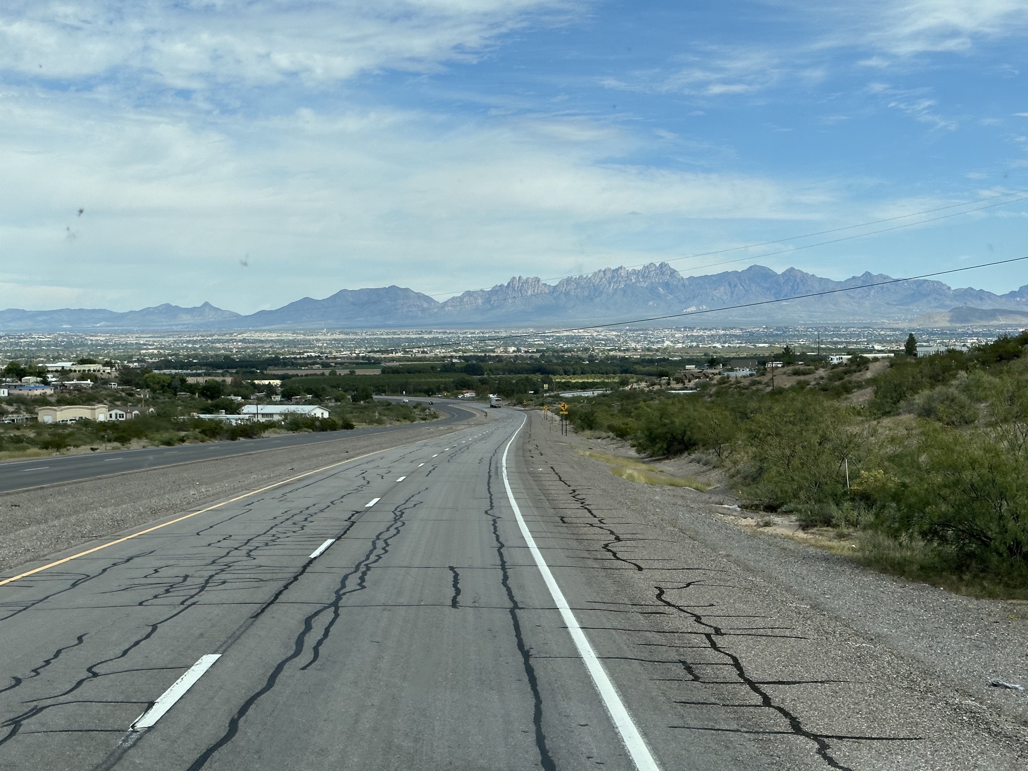 Las Cruces and mountains