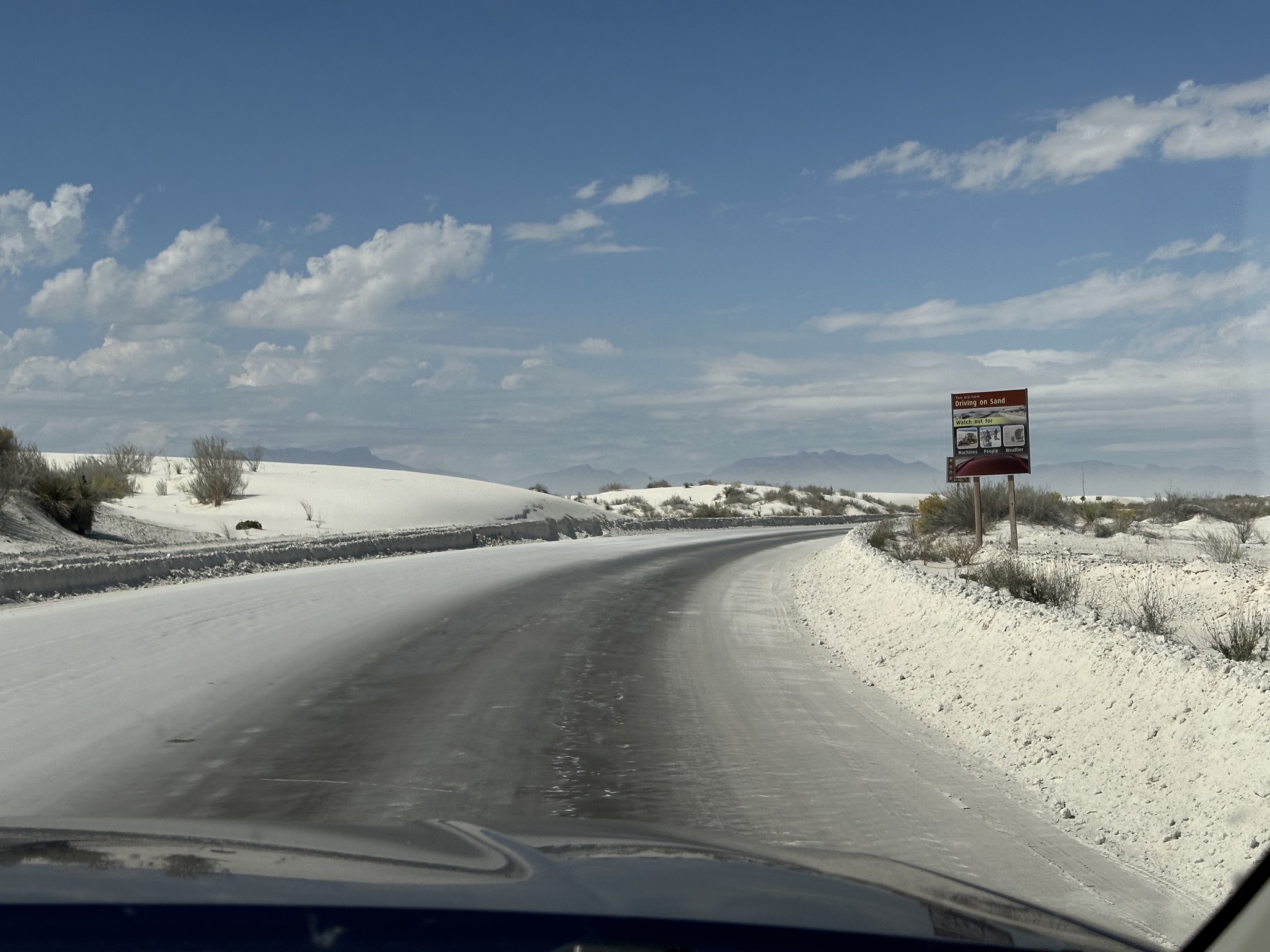 Driving on sand