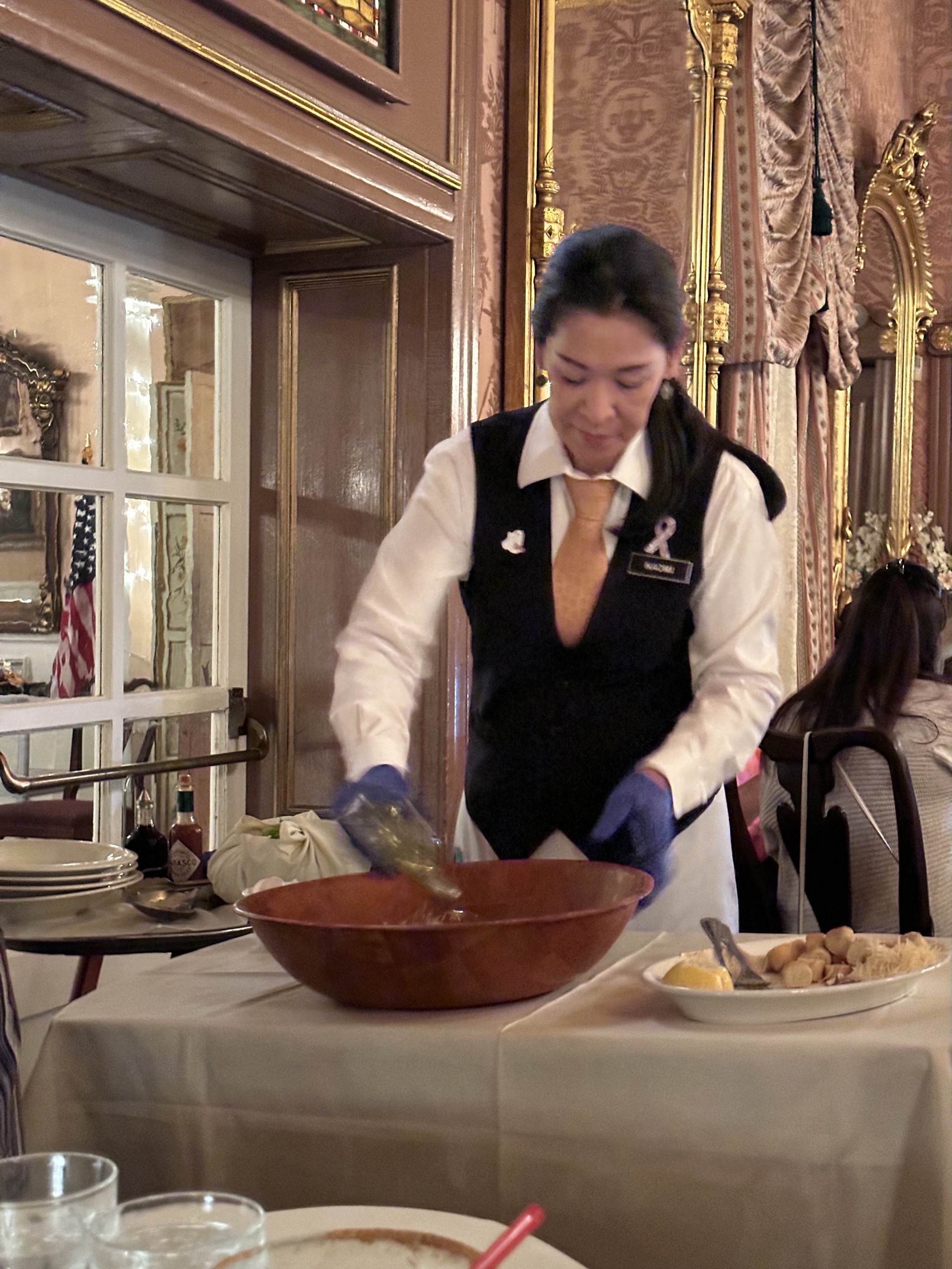 Tableside caesar salad