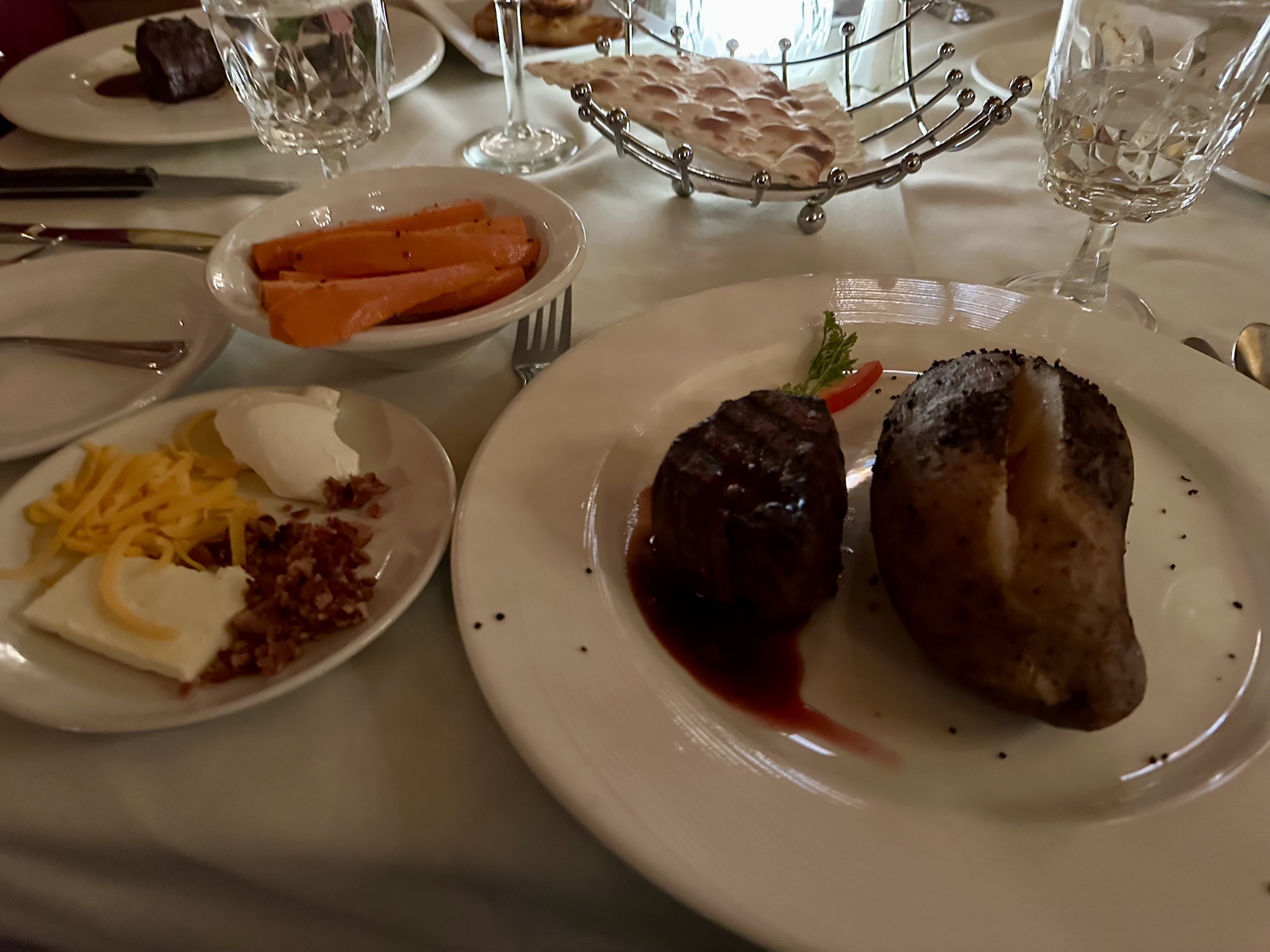 Steak and baked potato