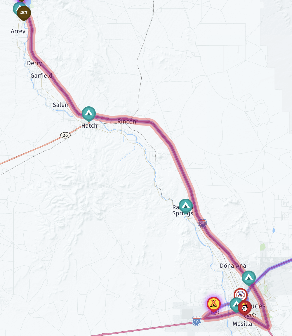 Map route