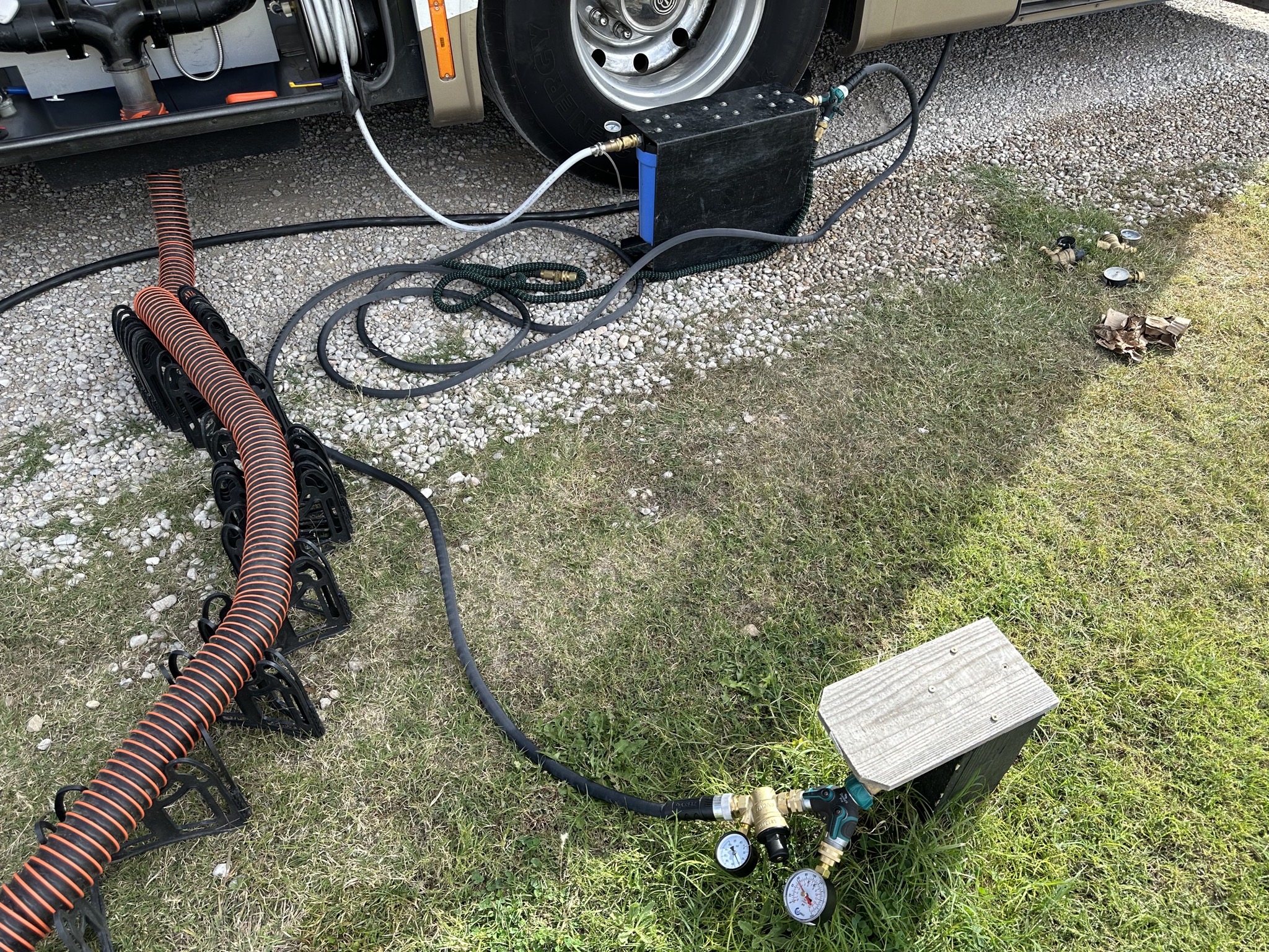 Replaced hose, regulator, gauge