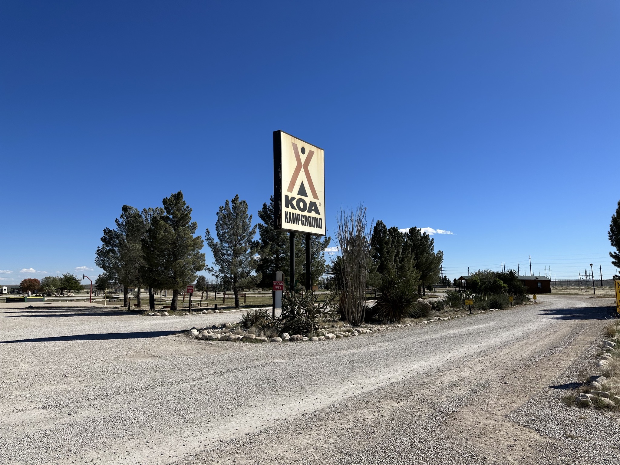 KOA sign