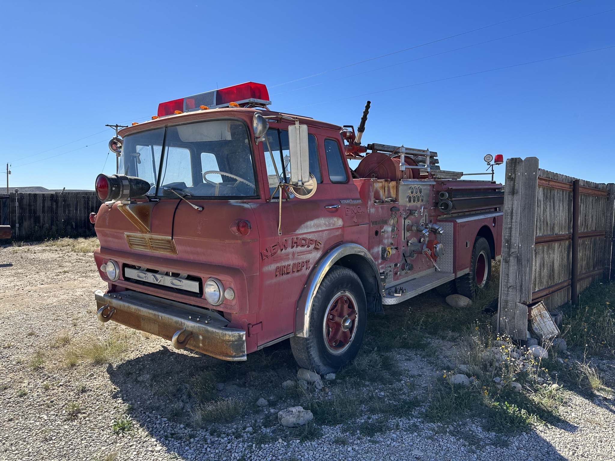 Old fire engine