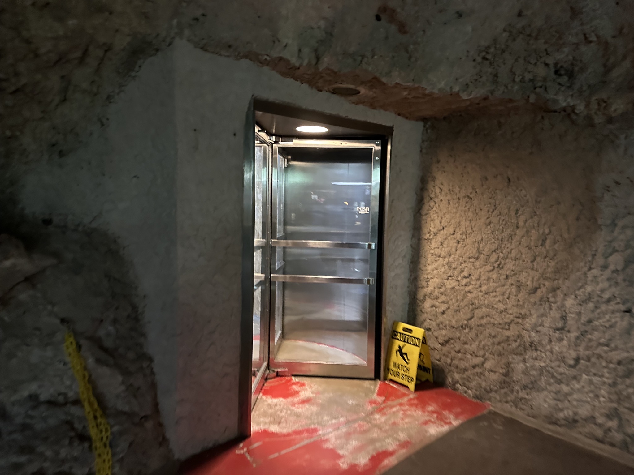 Exit to elevators