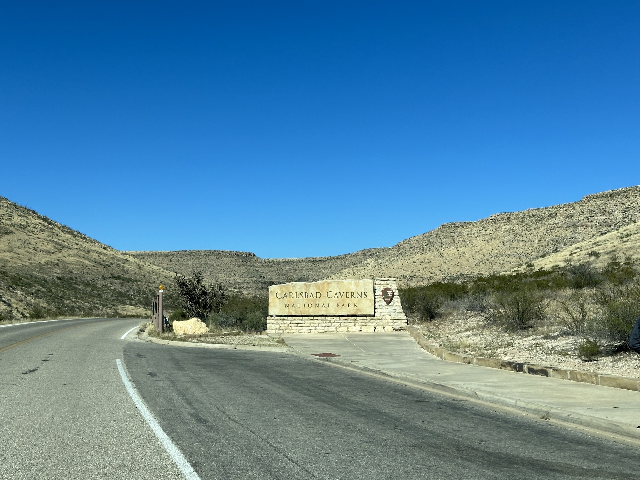 Carlsbad Caverns sign