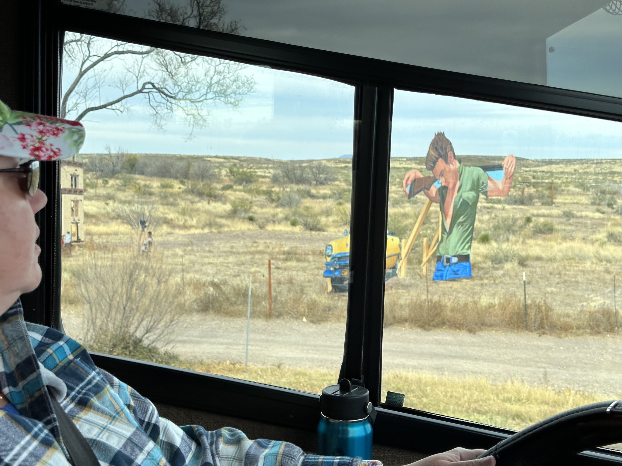 Giant Marfa mural